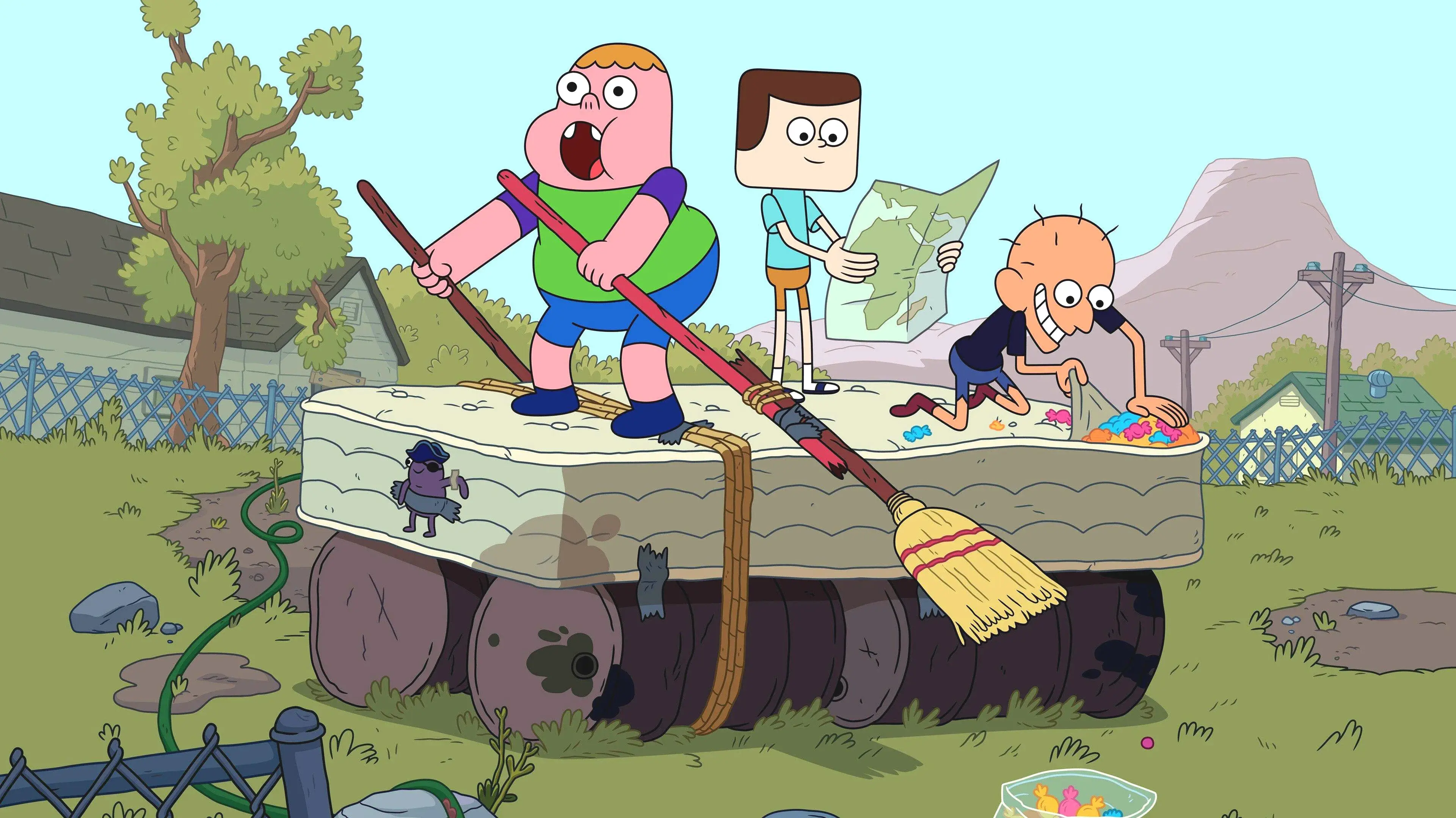 Clarence backdrop
