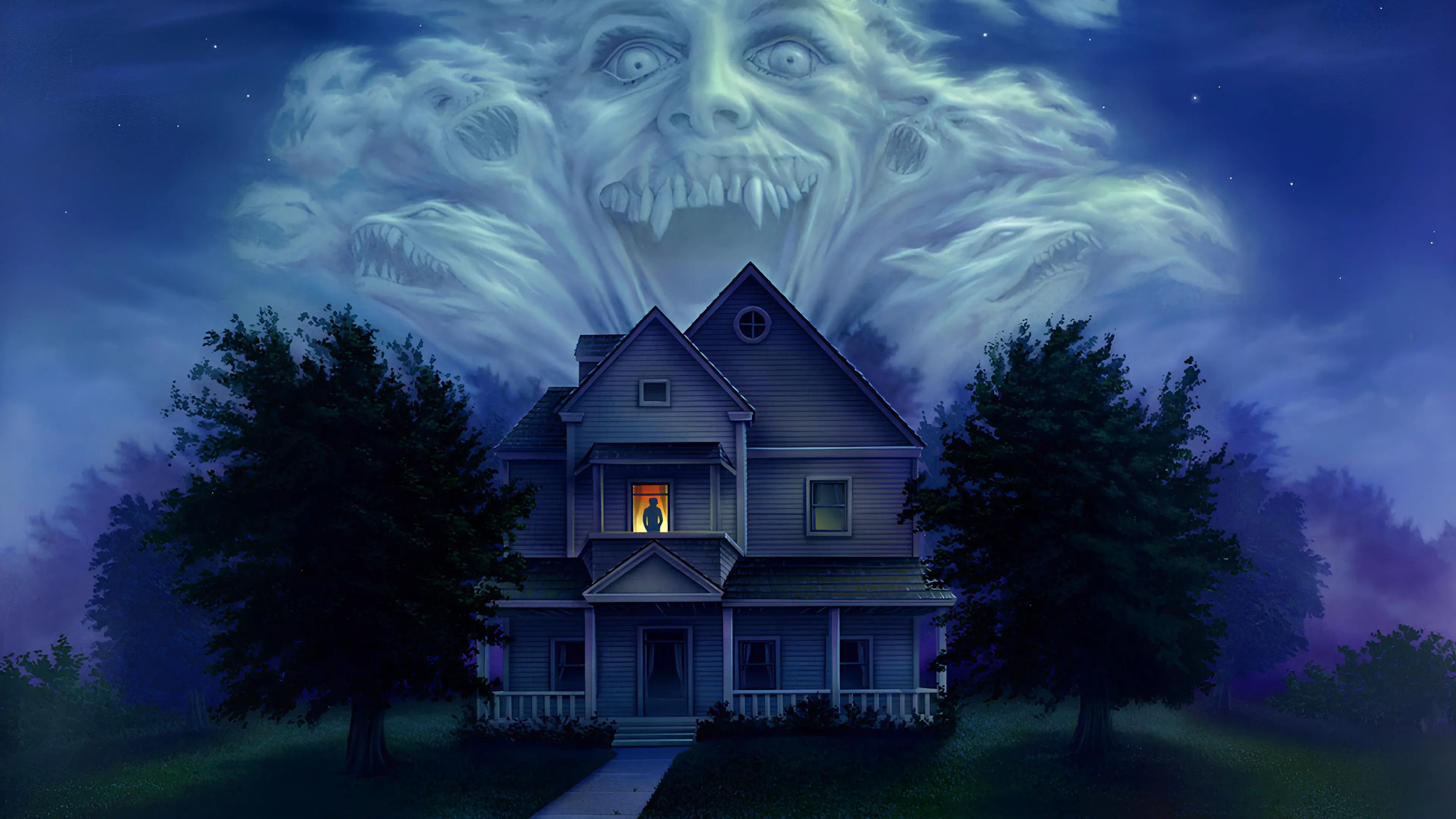 Fright Night backdrop