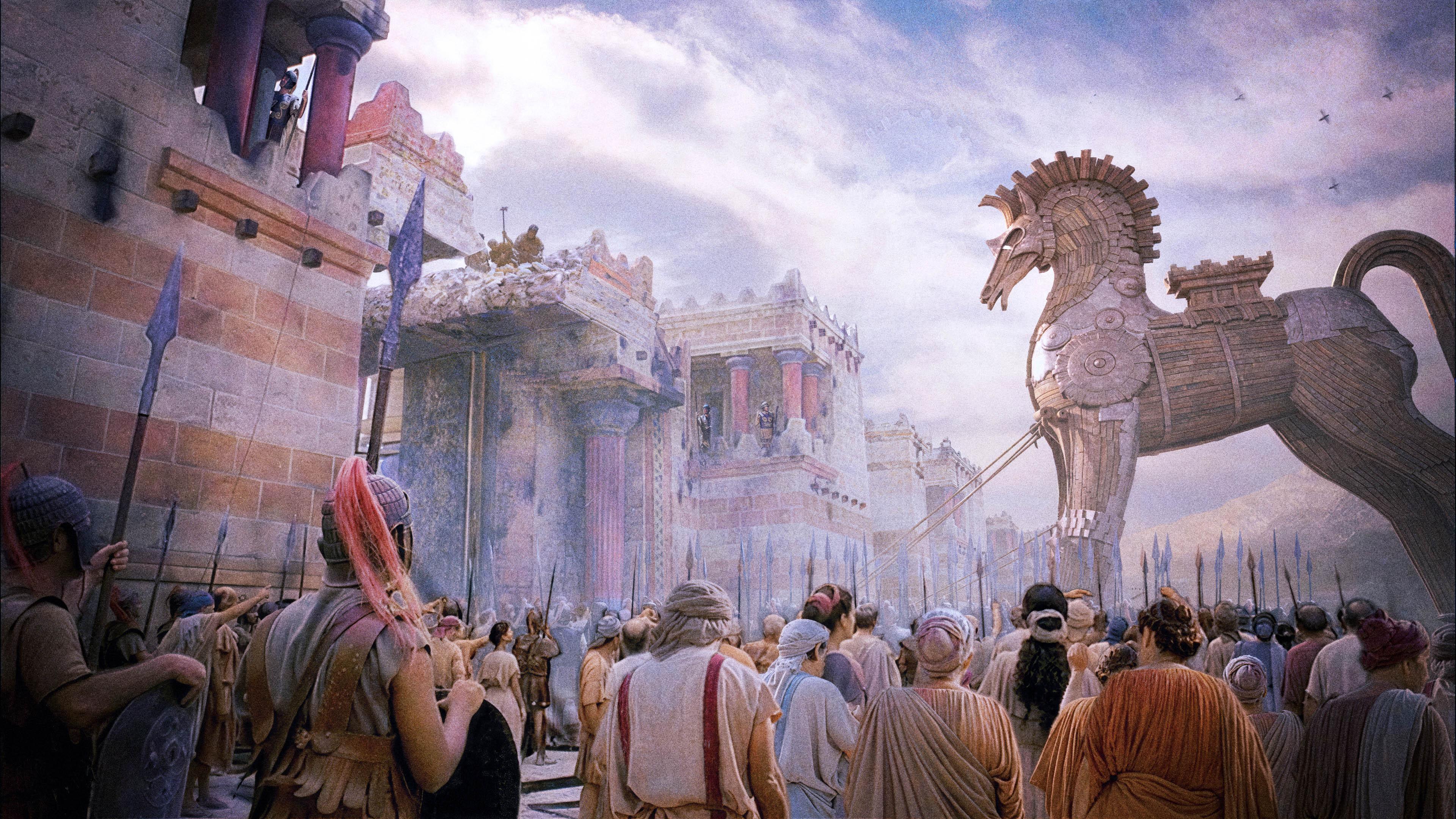 Helen of Troy backdrop