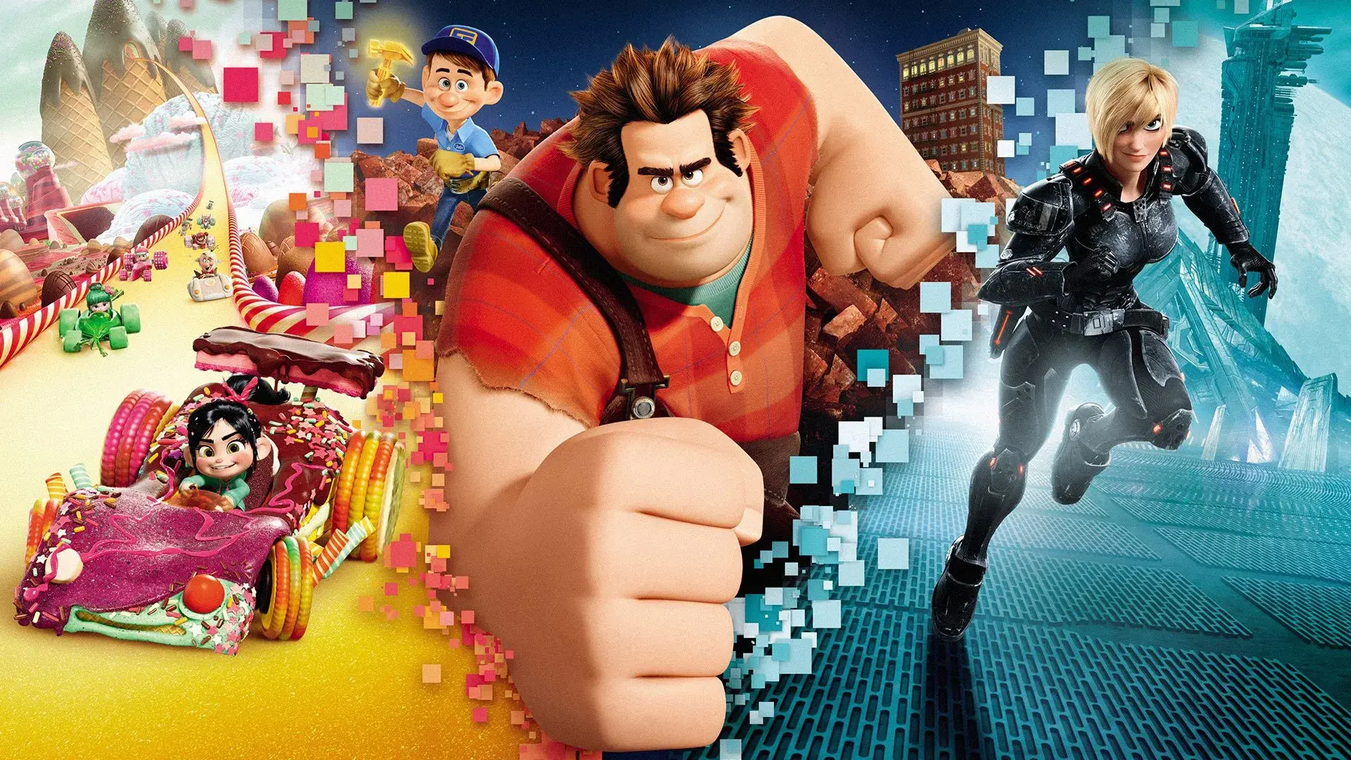 Wreck-It Ralph backdrop