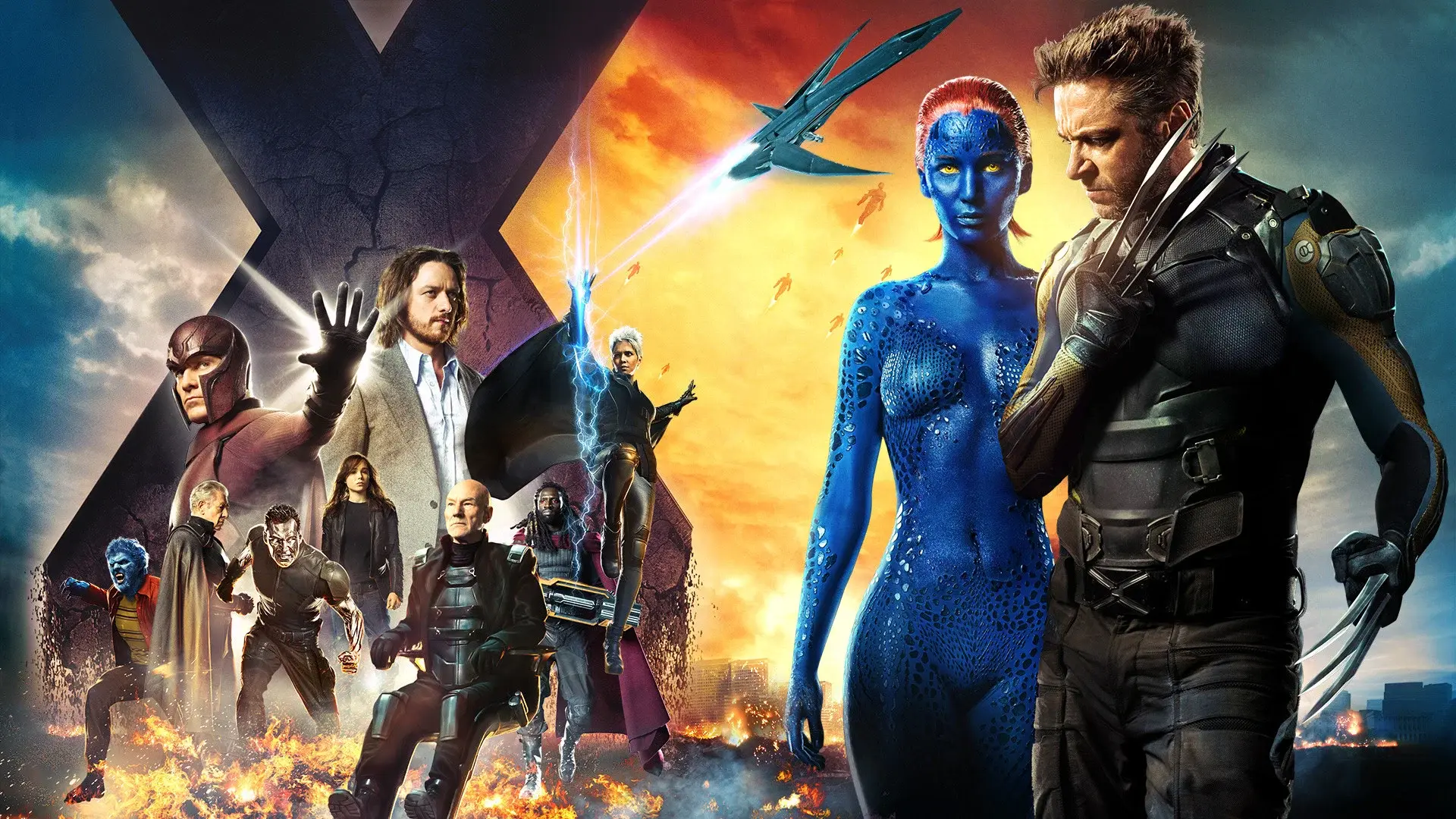 X-Men: Days of Future Past backdrop