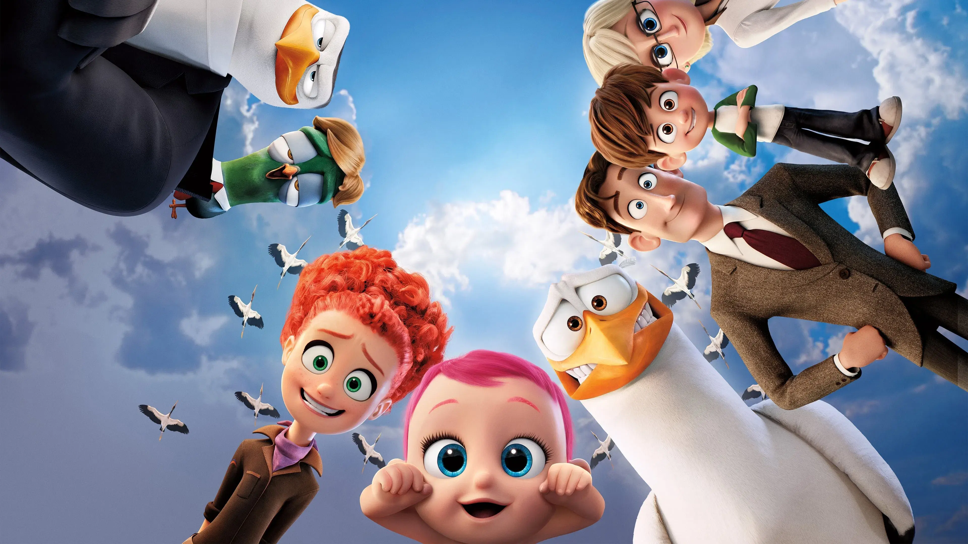 Storks backdrop