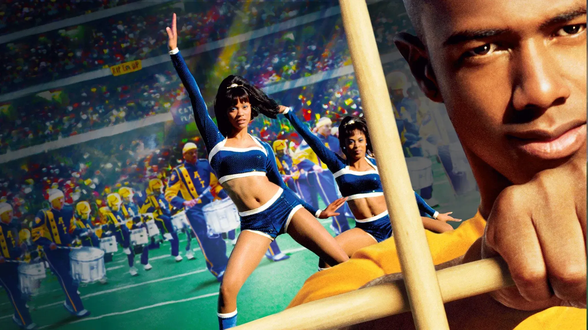 Drumline backdrop