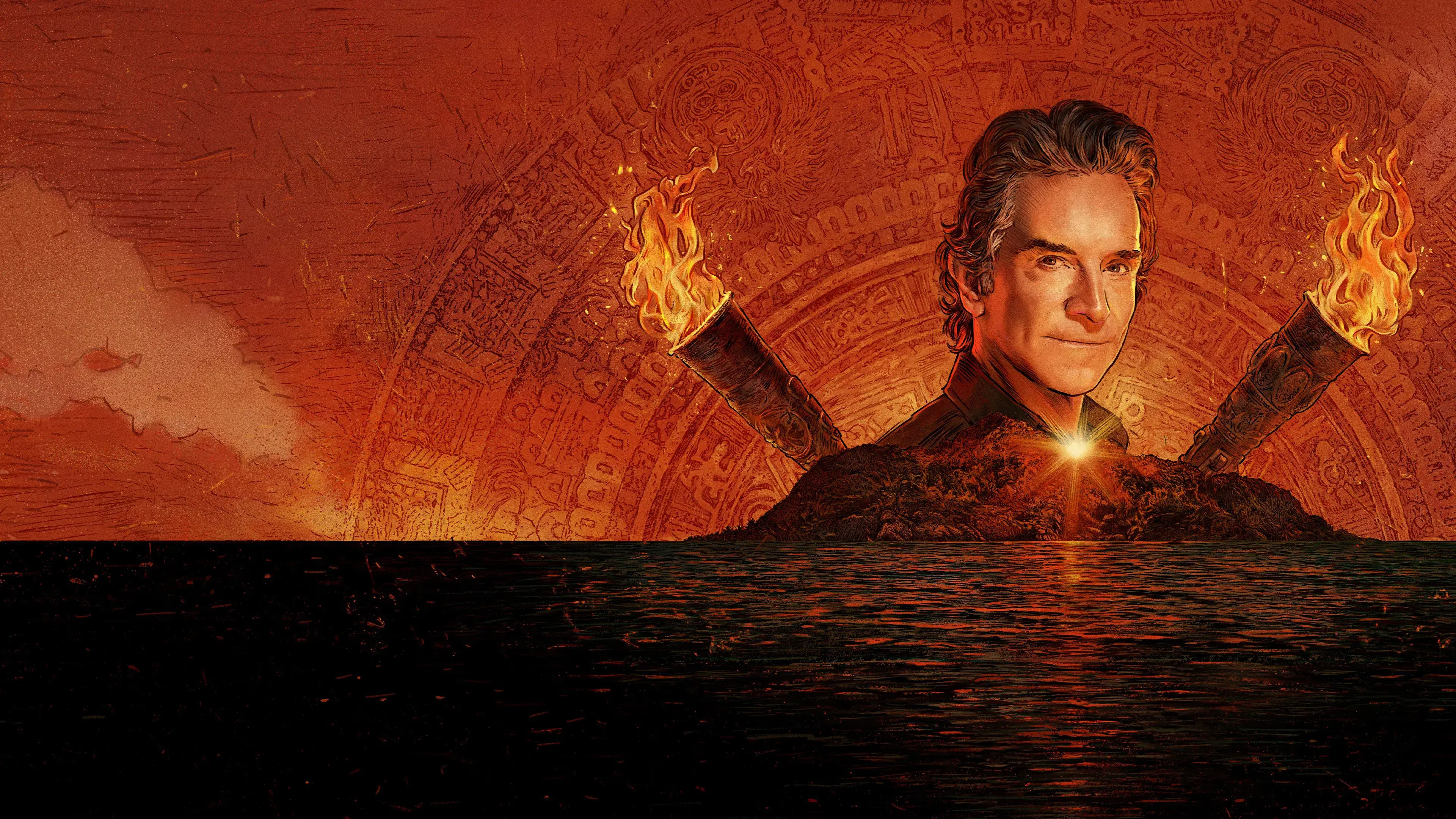 Survivor backdrop