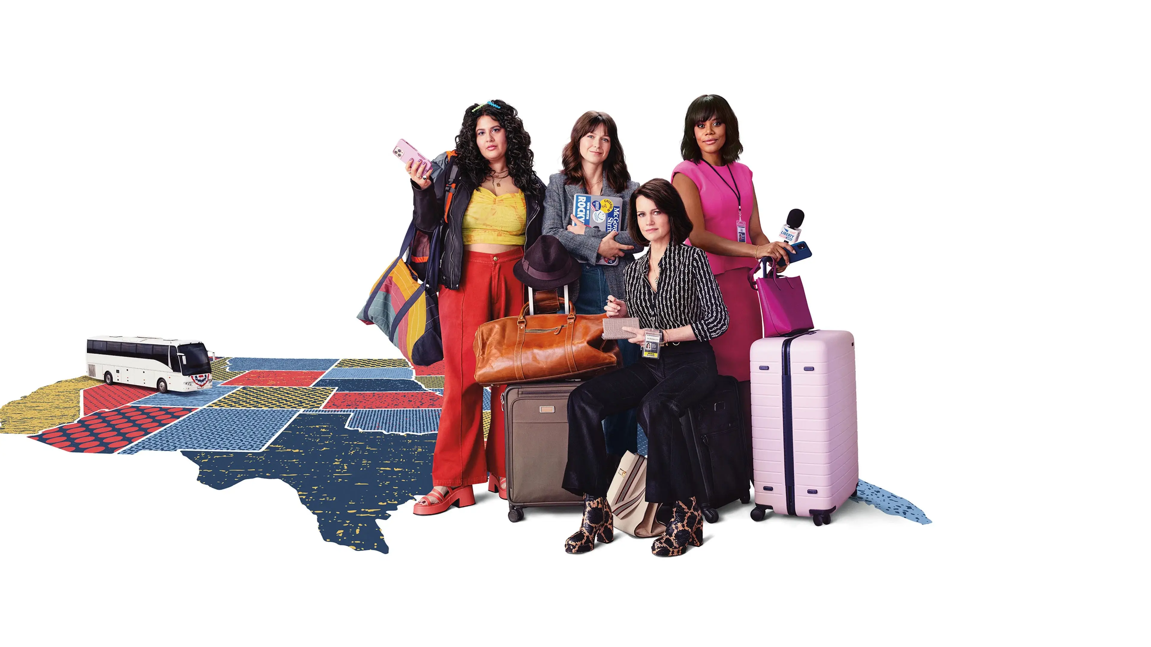 The Girls on the Bus backdrop