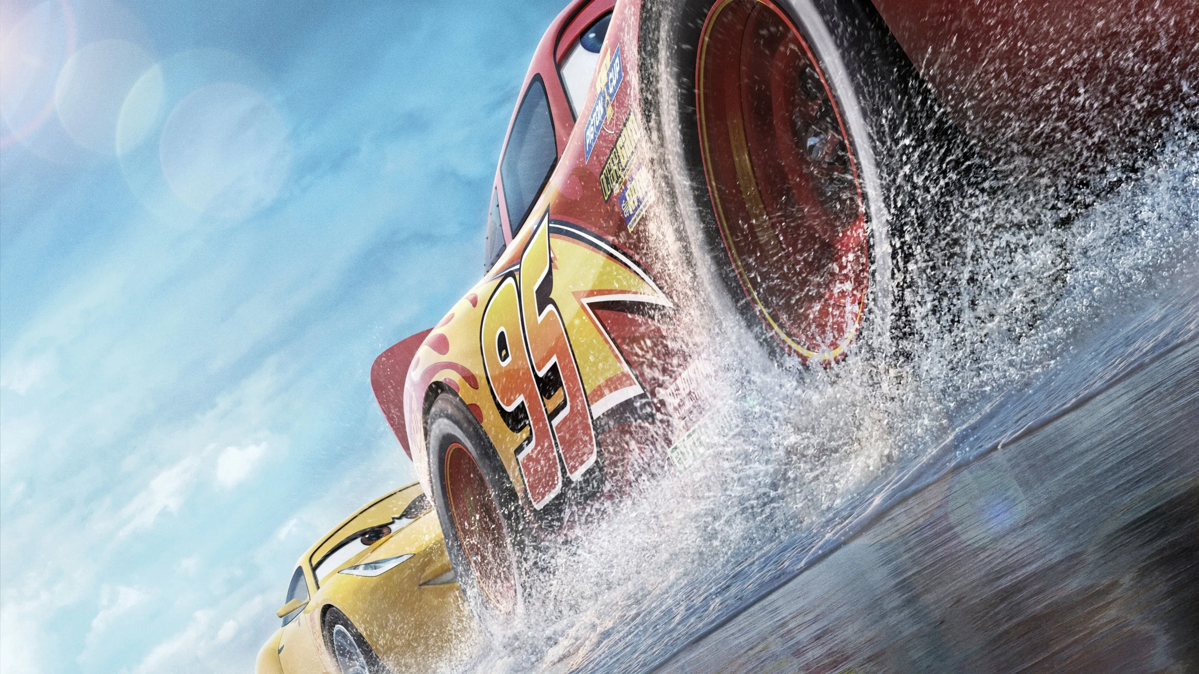 Cars 3 backdrop