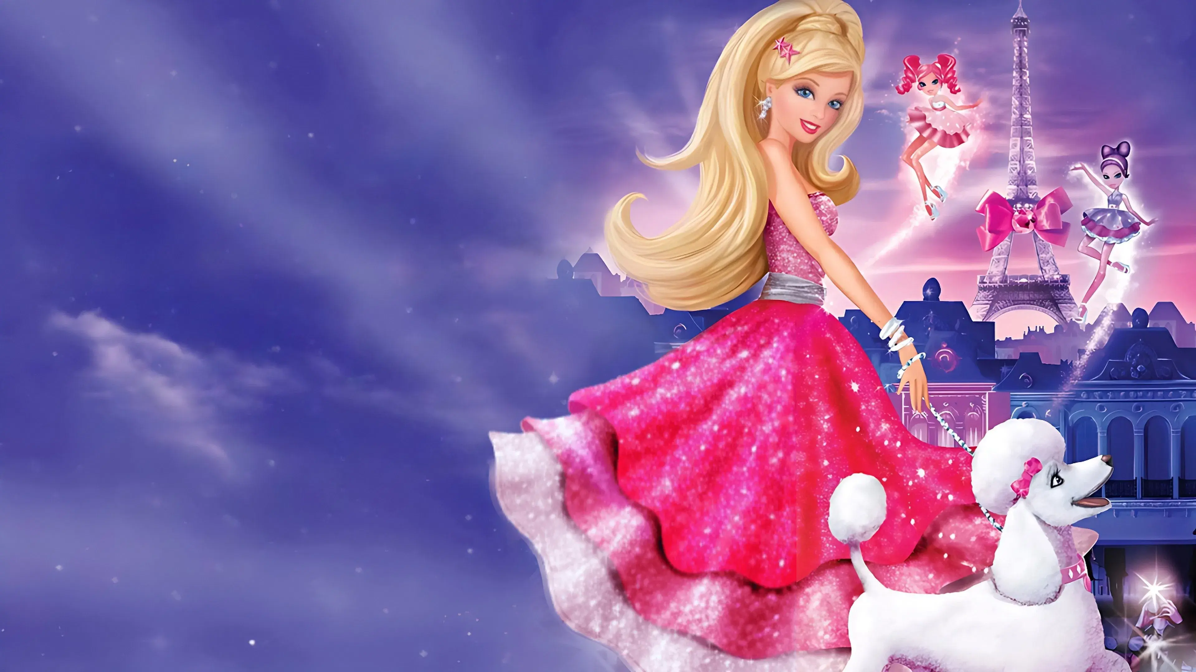 Barbie: A Fashion Fairytale backdrop