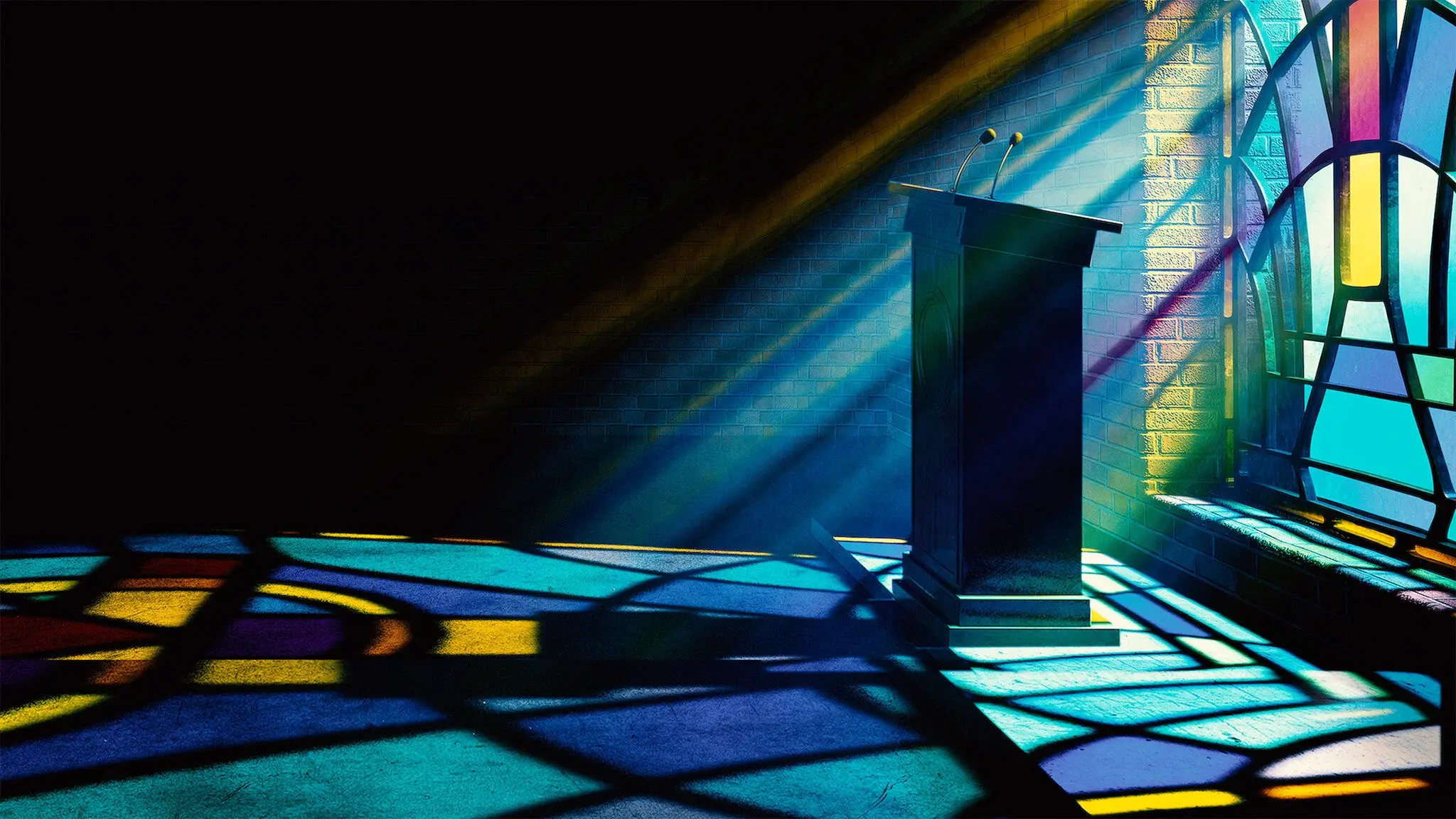 Come Sunday backdrop