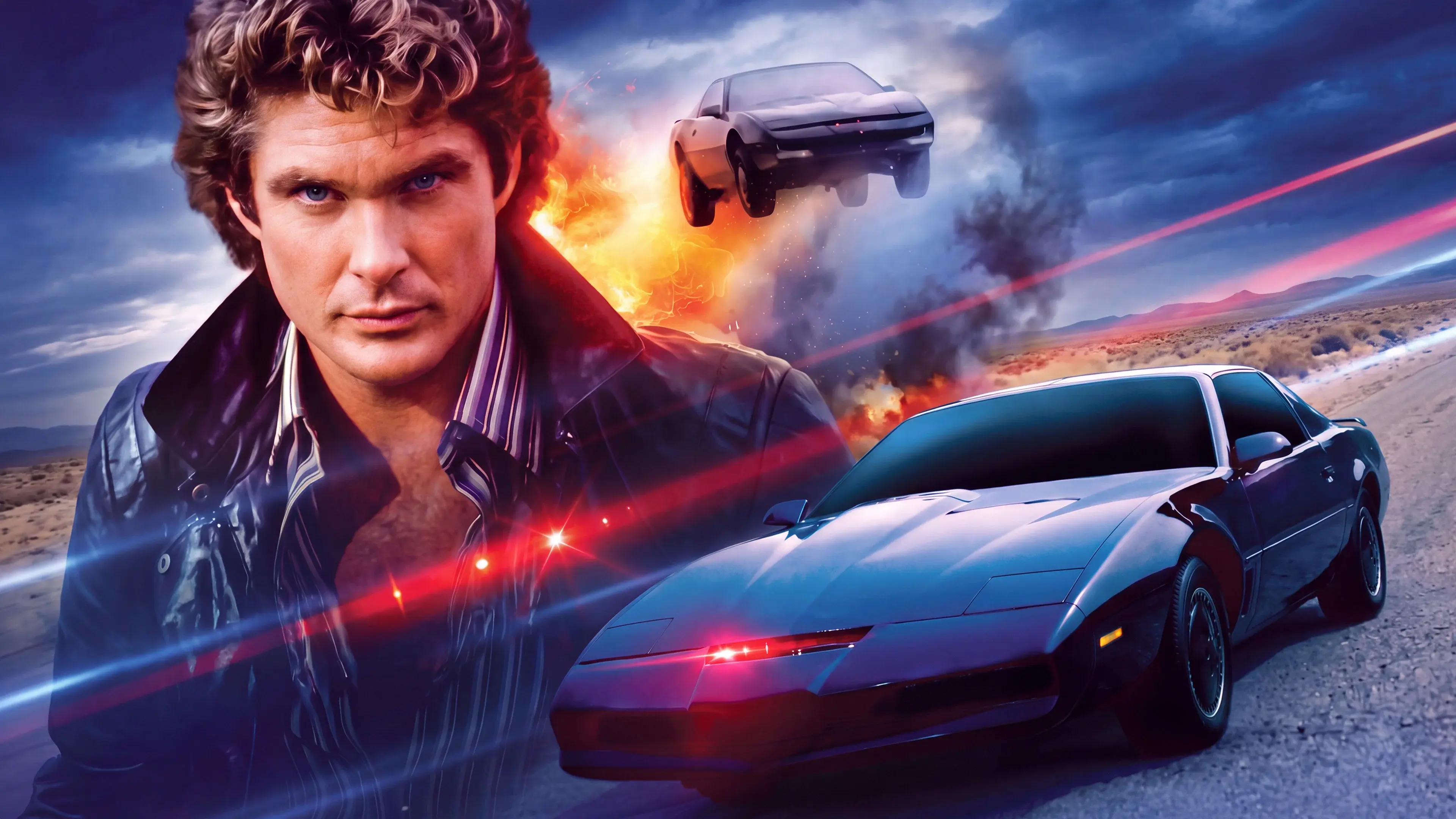 Knight Rider backdrop