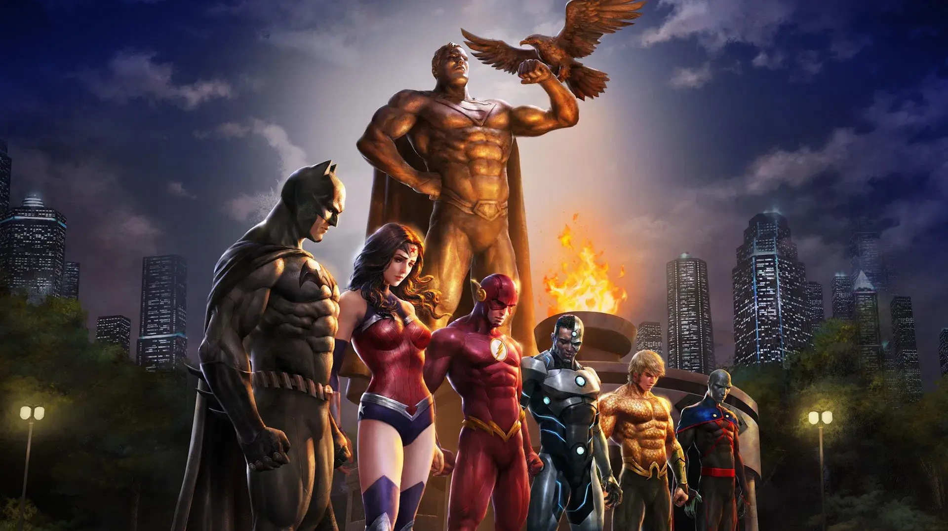 The Death and Return of Superman backdrop