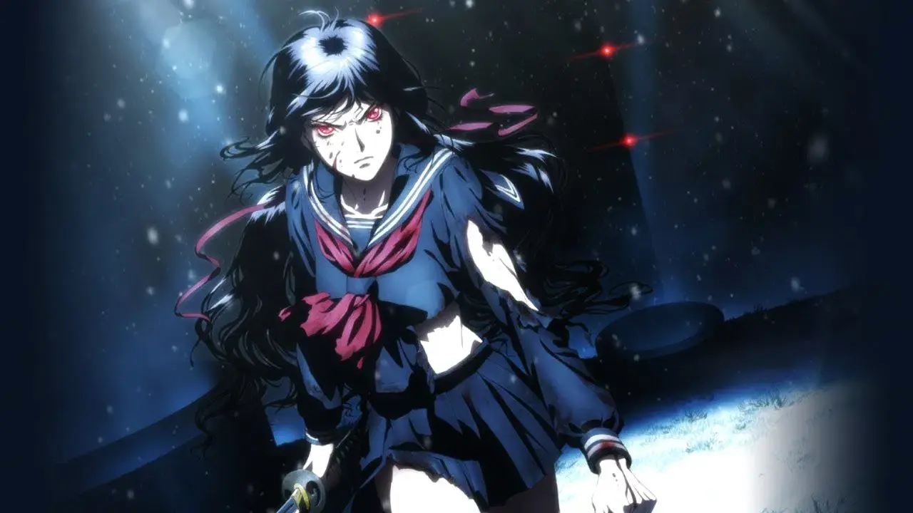 Blood-C: The Last Dark backdrop