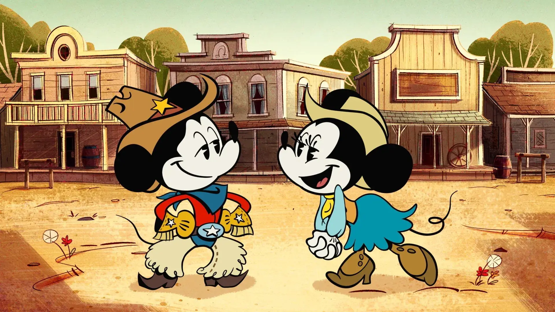 The Wonderful World of Mickey Mouse backdrop