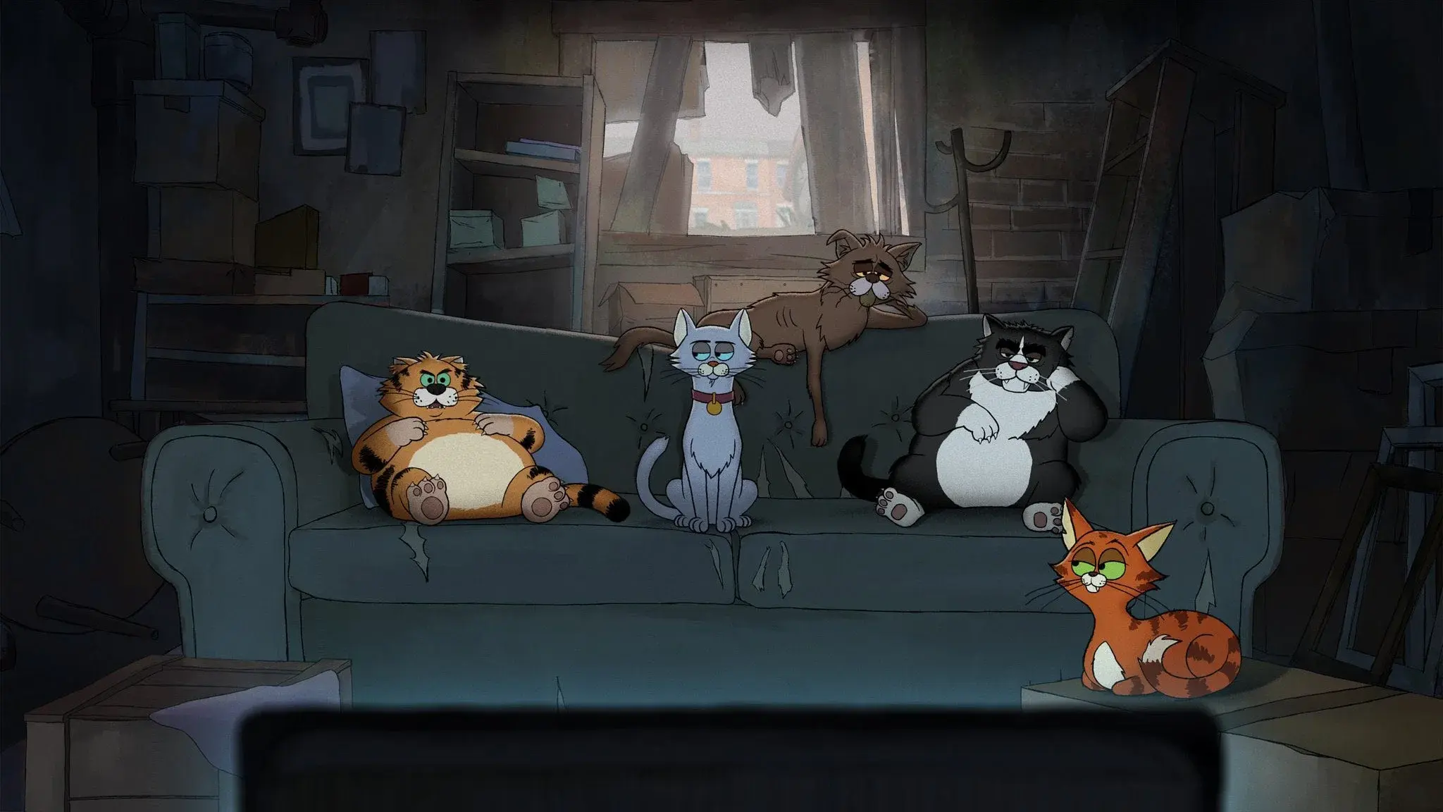 Ricky Gervais Alley Cats backdrop
