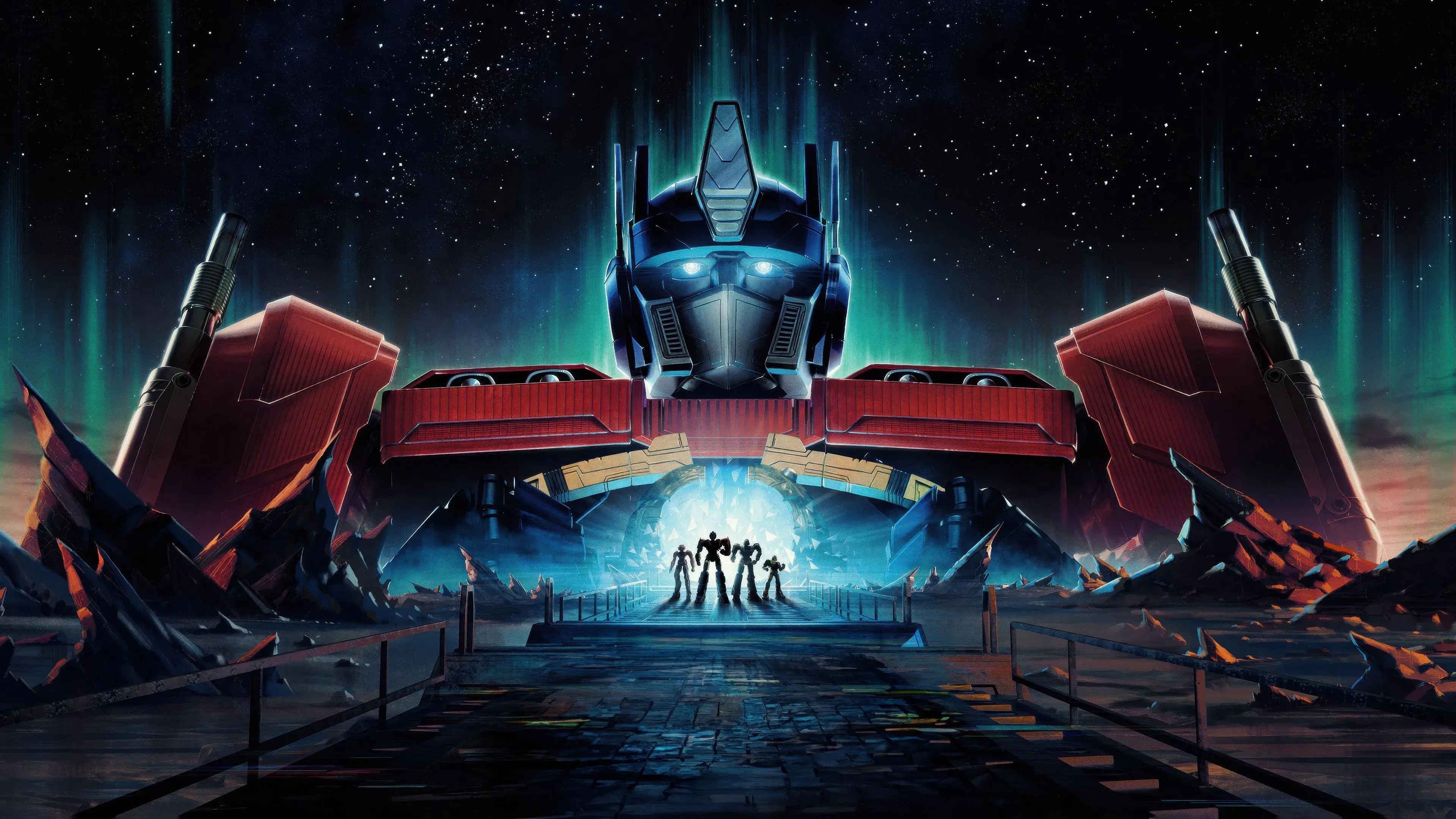 Transformers One backdrop