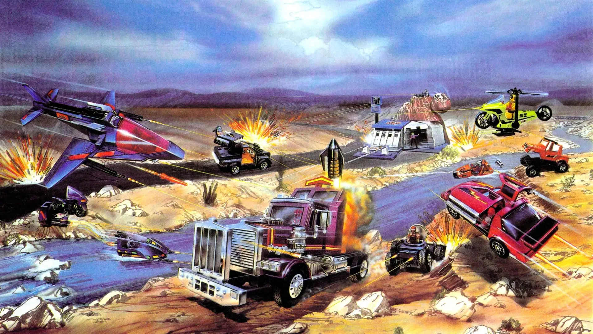 M.A.S.K. backdrop