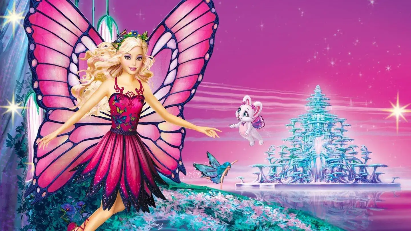 Barbie Mariposa backdrop