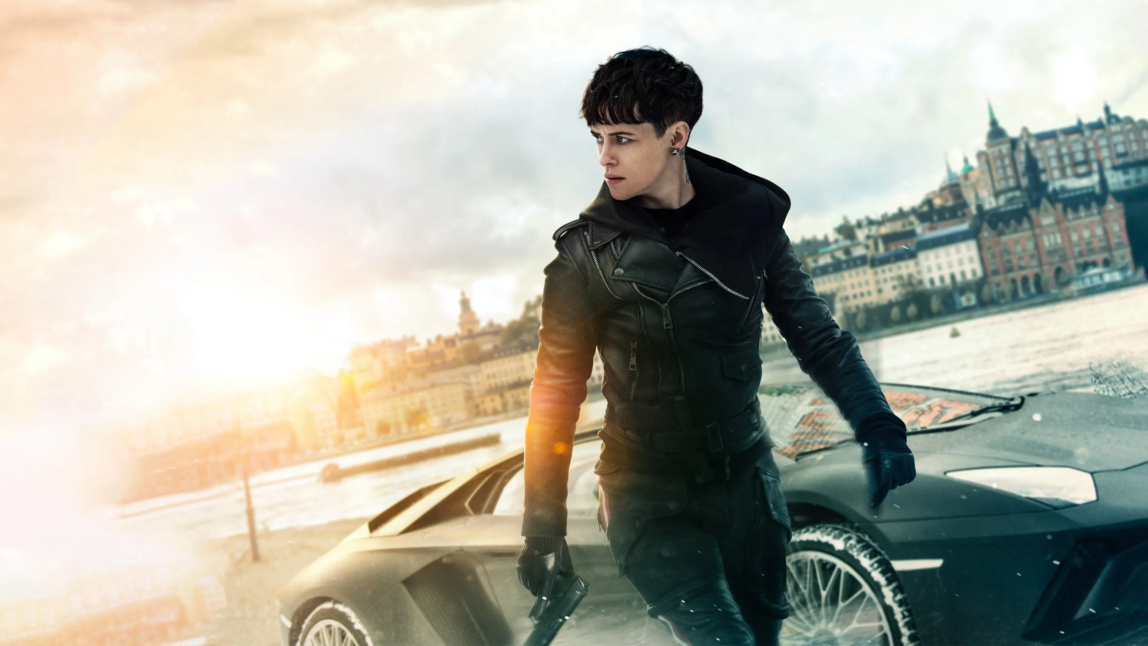 The Girl in the Spider's Web backdrop
