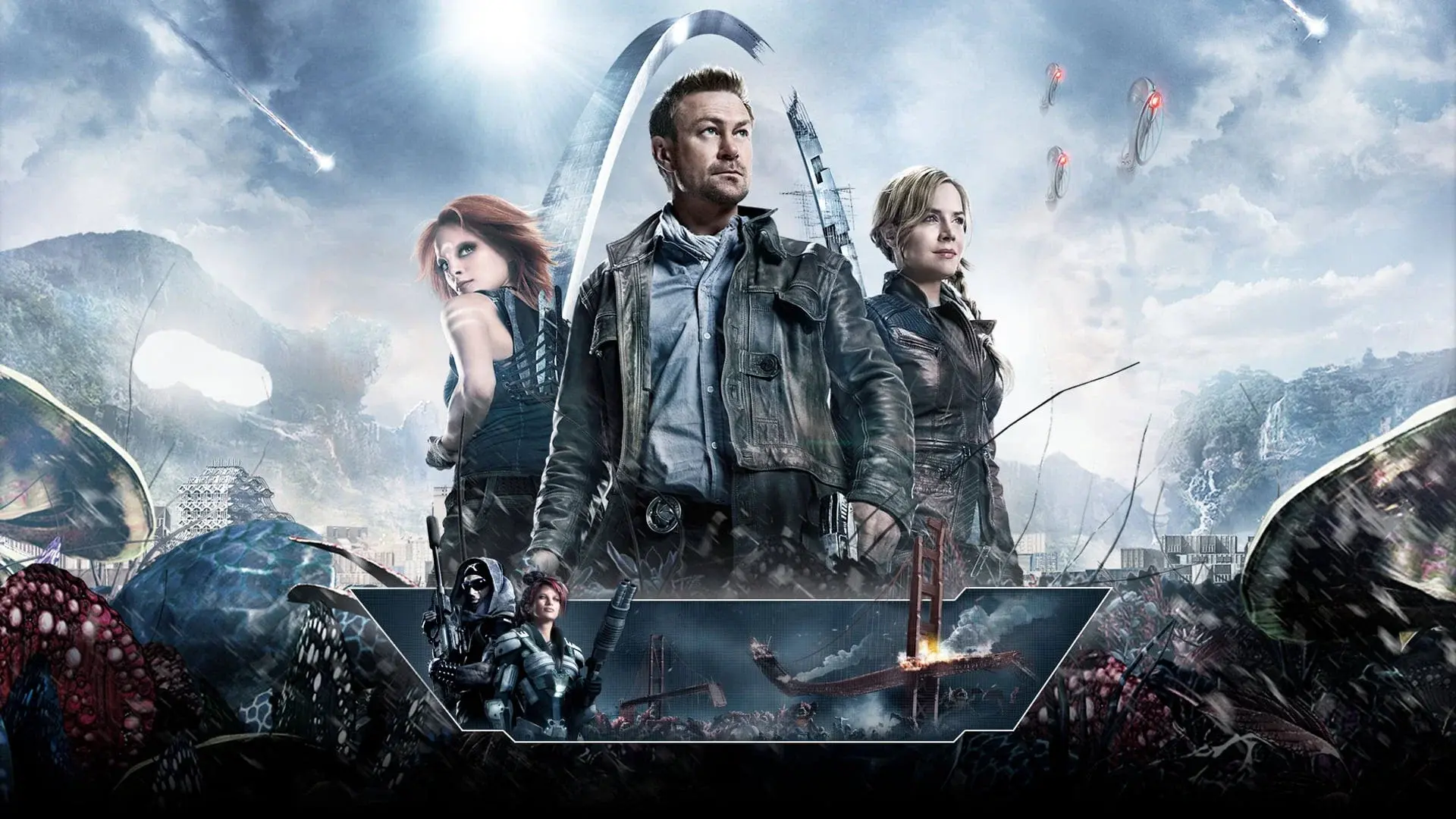 Defiance backdrop
