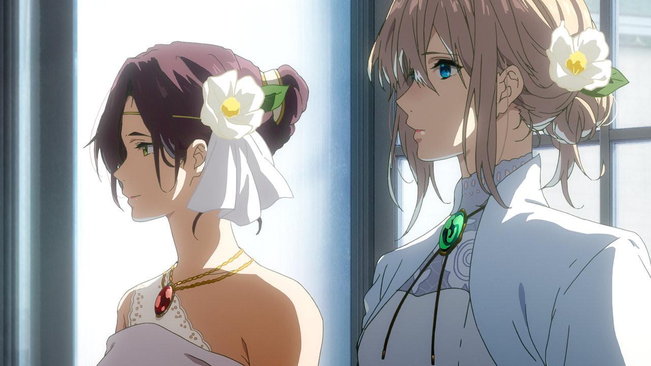 Violet Evergarden: Eternity and the Auto Memory Doll backdrop