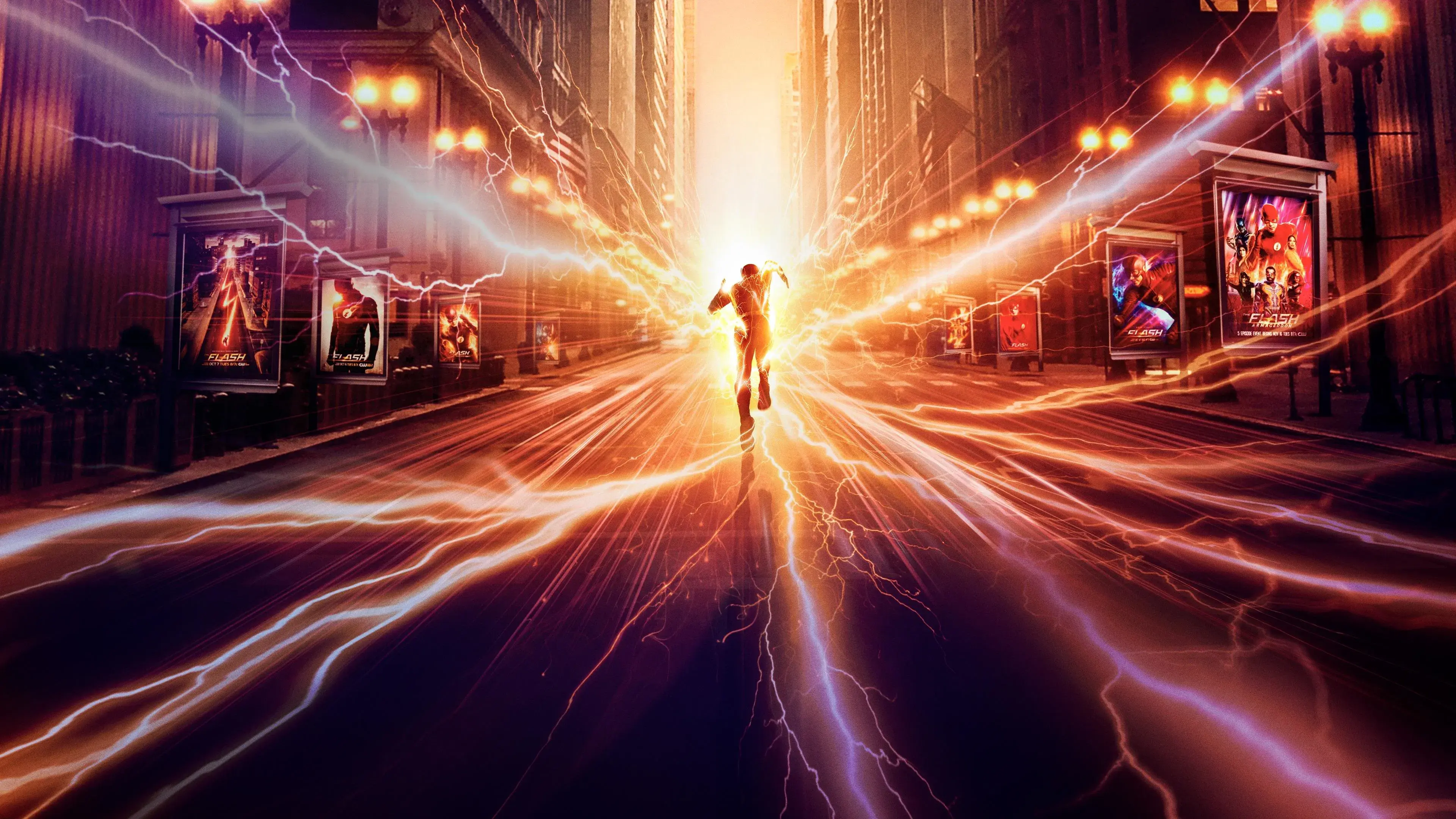 The Flash backdrop