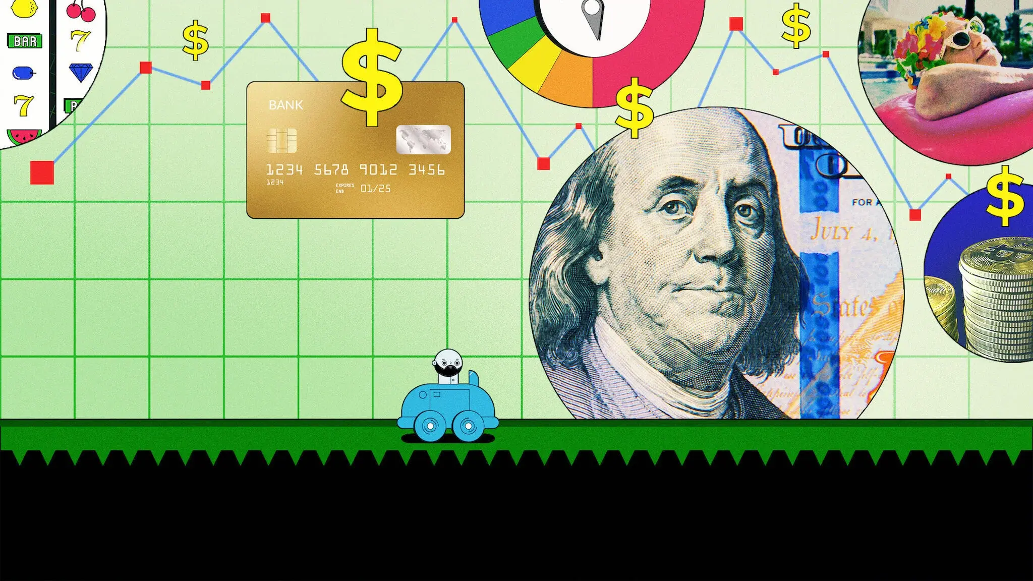 Money, Explained backdrop