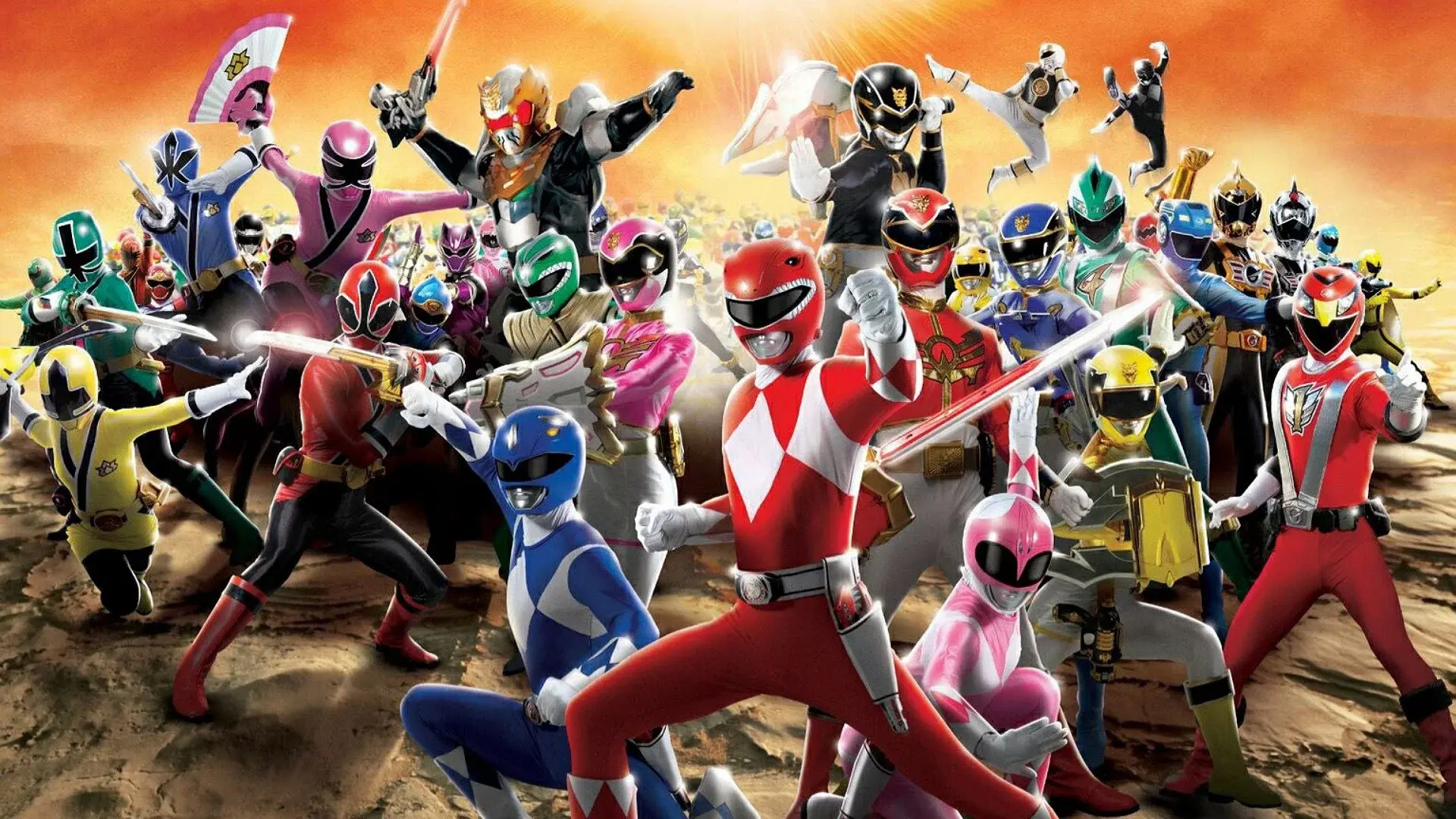 Power Rangers backdrop