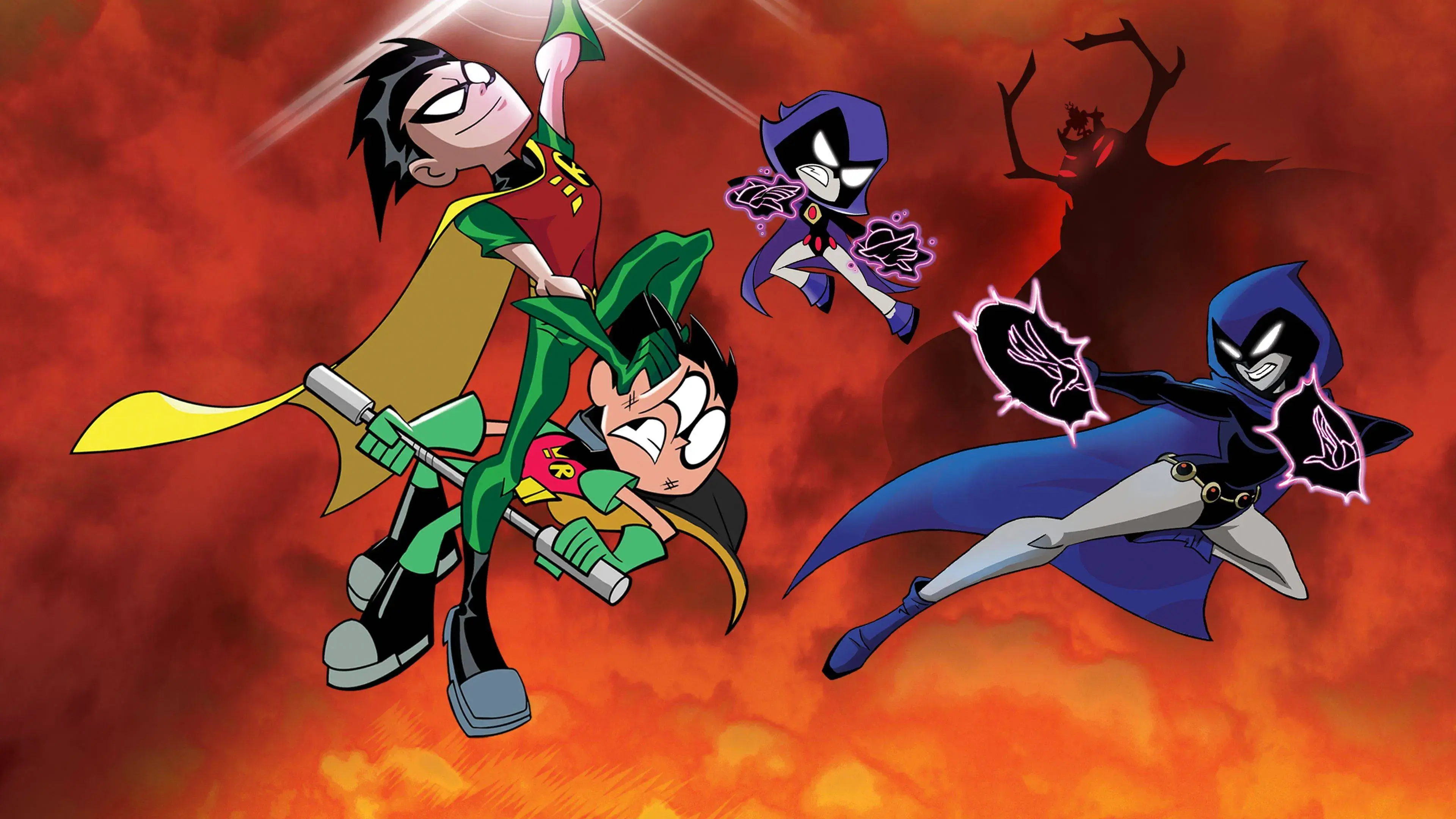 Teen Titans Go! vs. Teen Titans backdrop