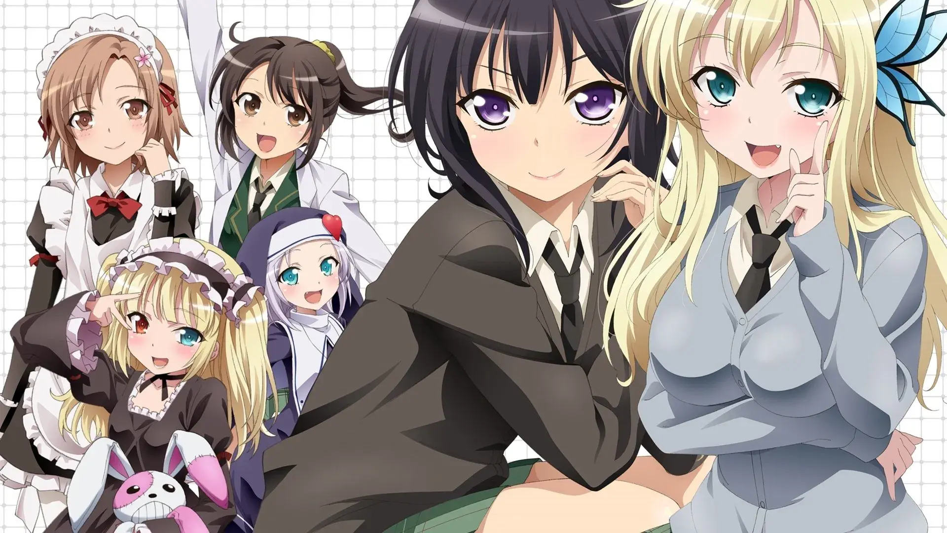 Haganai: I Don't Have Many Friends backdrop