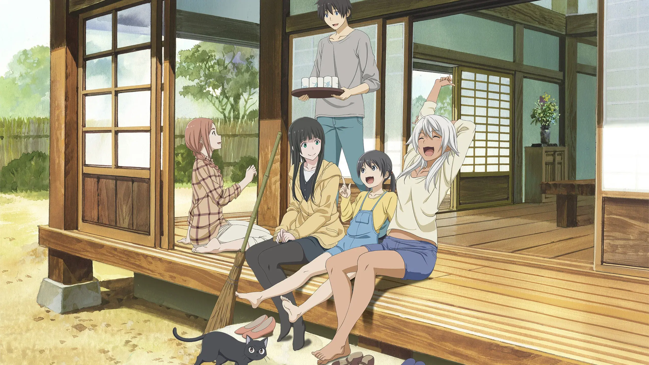 Flying Witch backdrop
