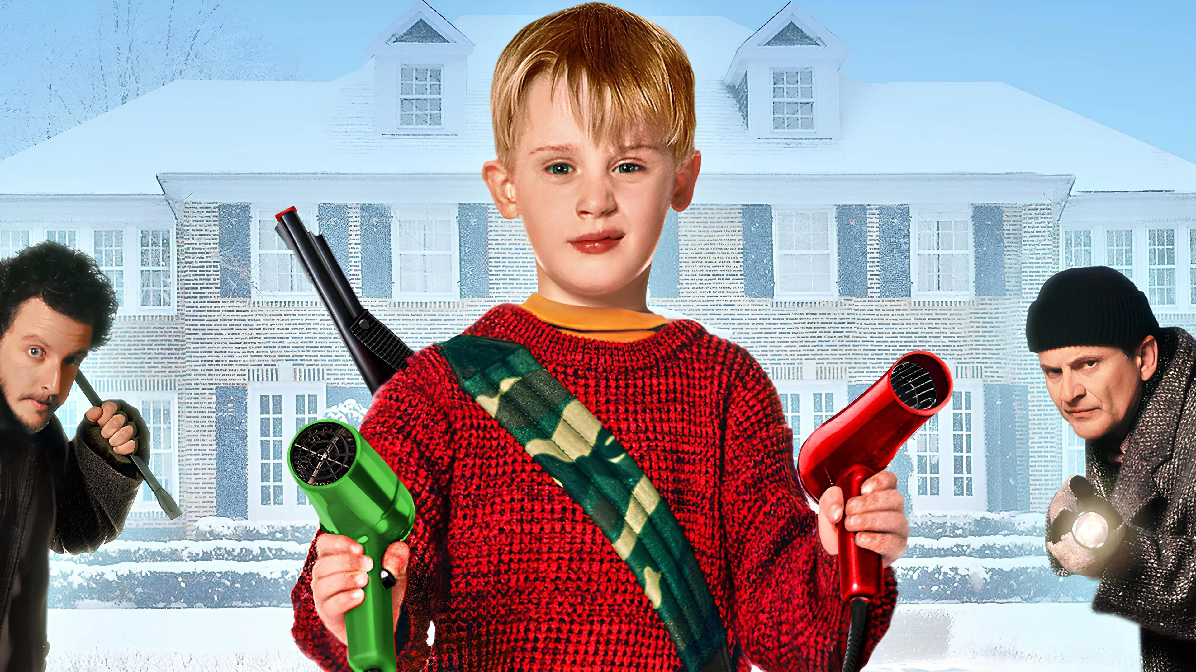 Home Alone backdrop