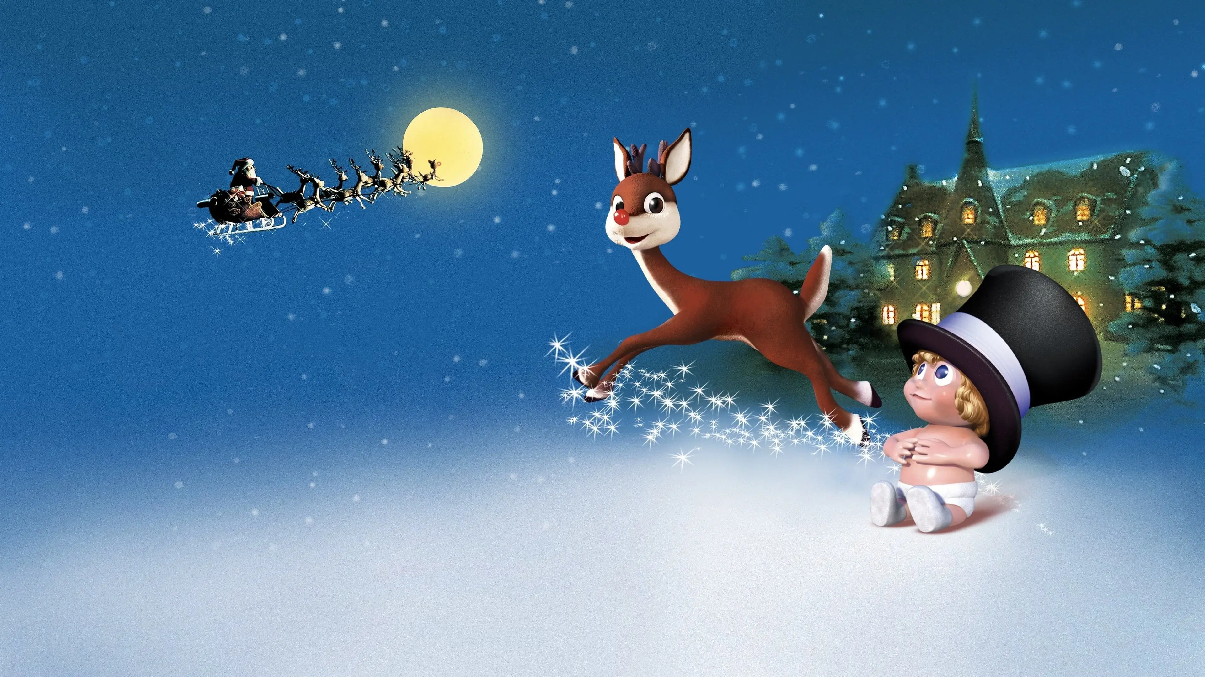 Rudolph's Shiny New Year backdrop