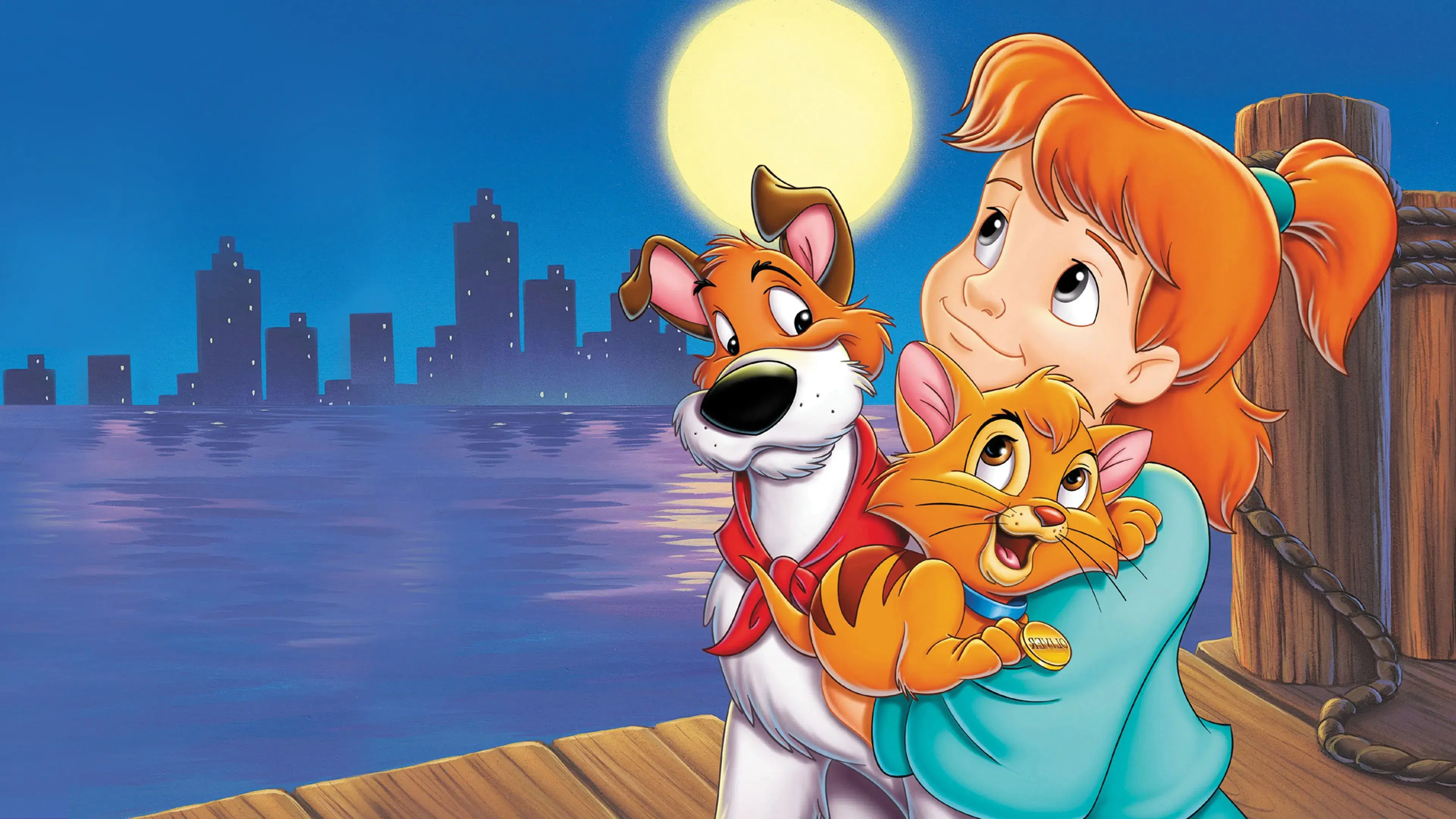 Oliver & Company backdrop