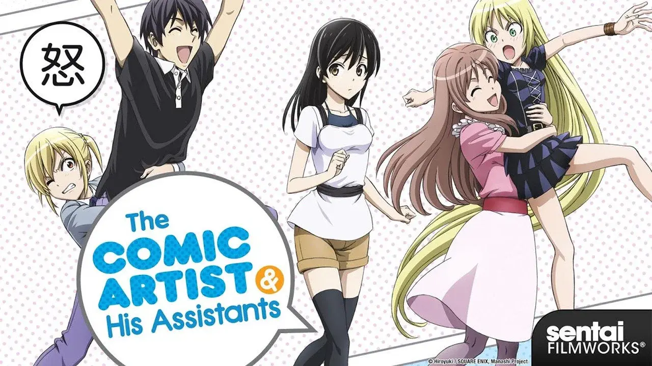 The Comic Artist and His Assistants backdrop