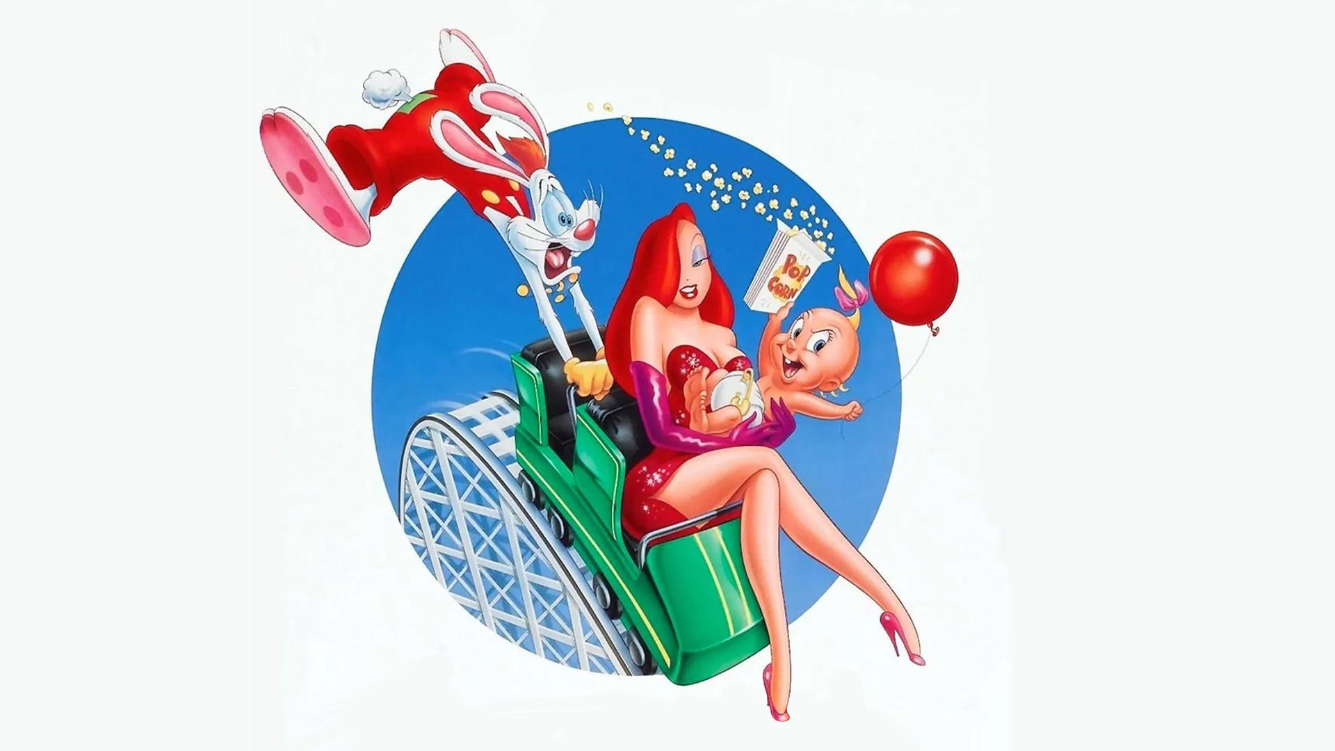 Roller Coaster Rabbit backdrop