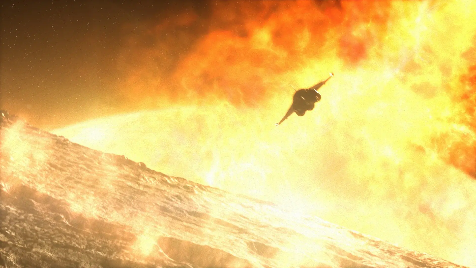 Collision Earth backdrop