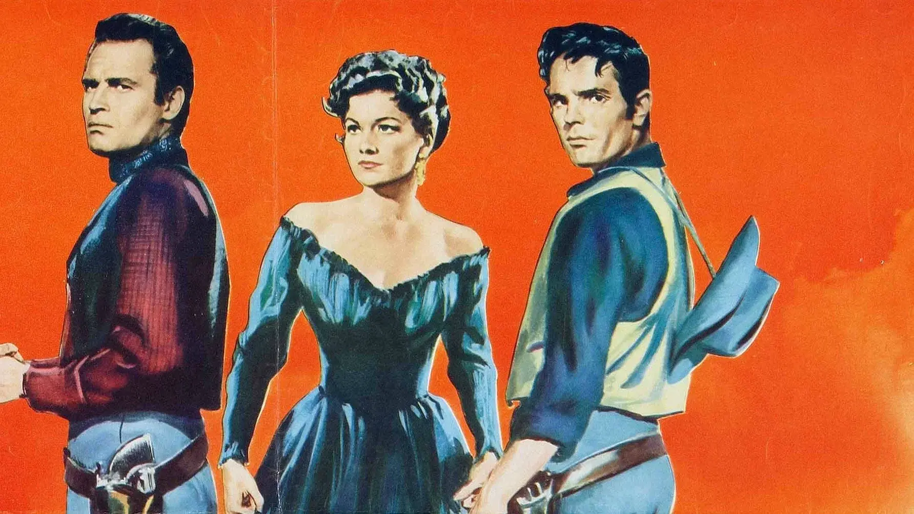 Three Violent People backdrop