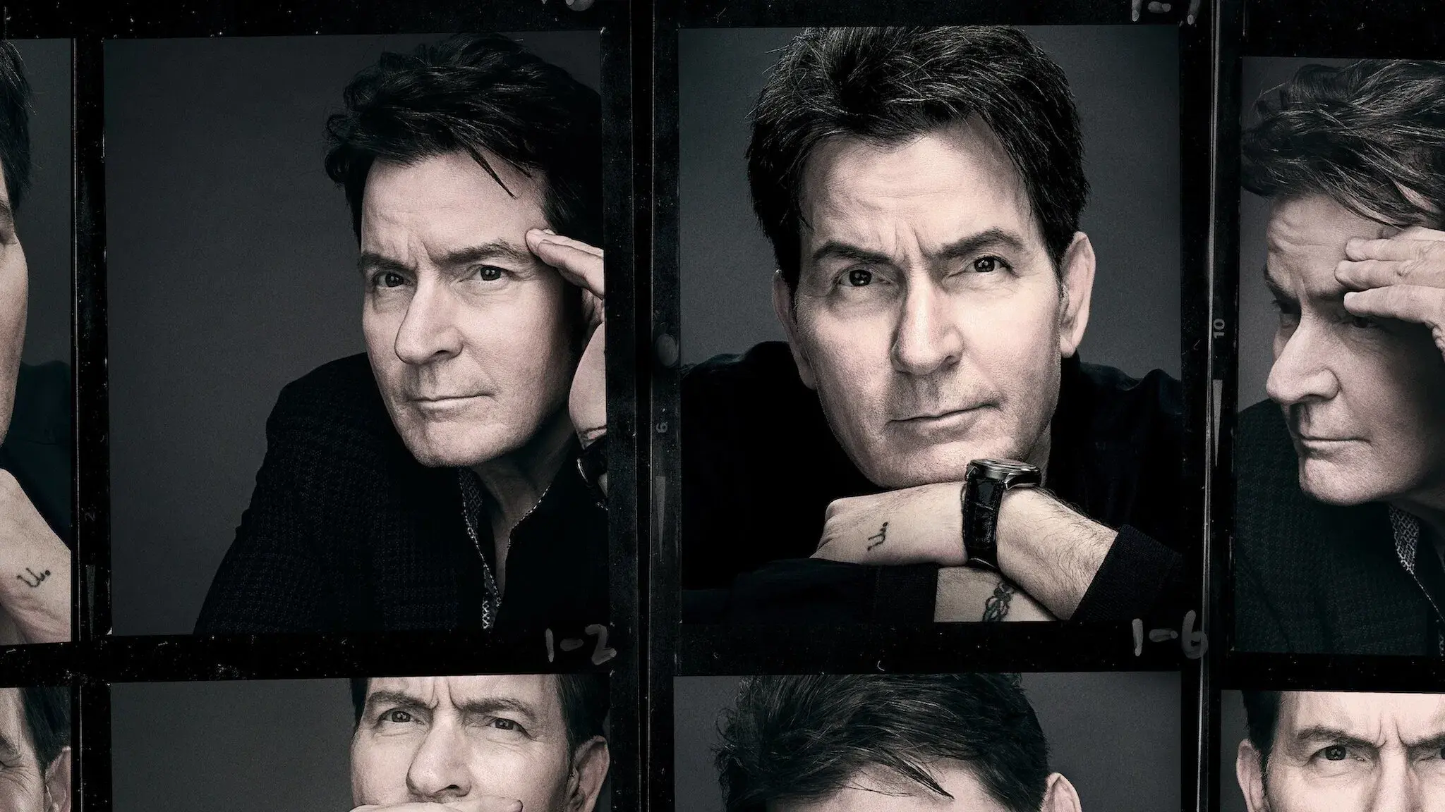 aka Charlie Sheen backdrop