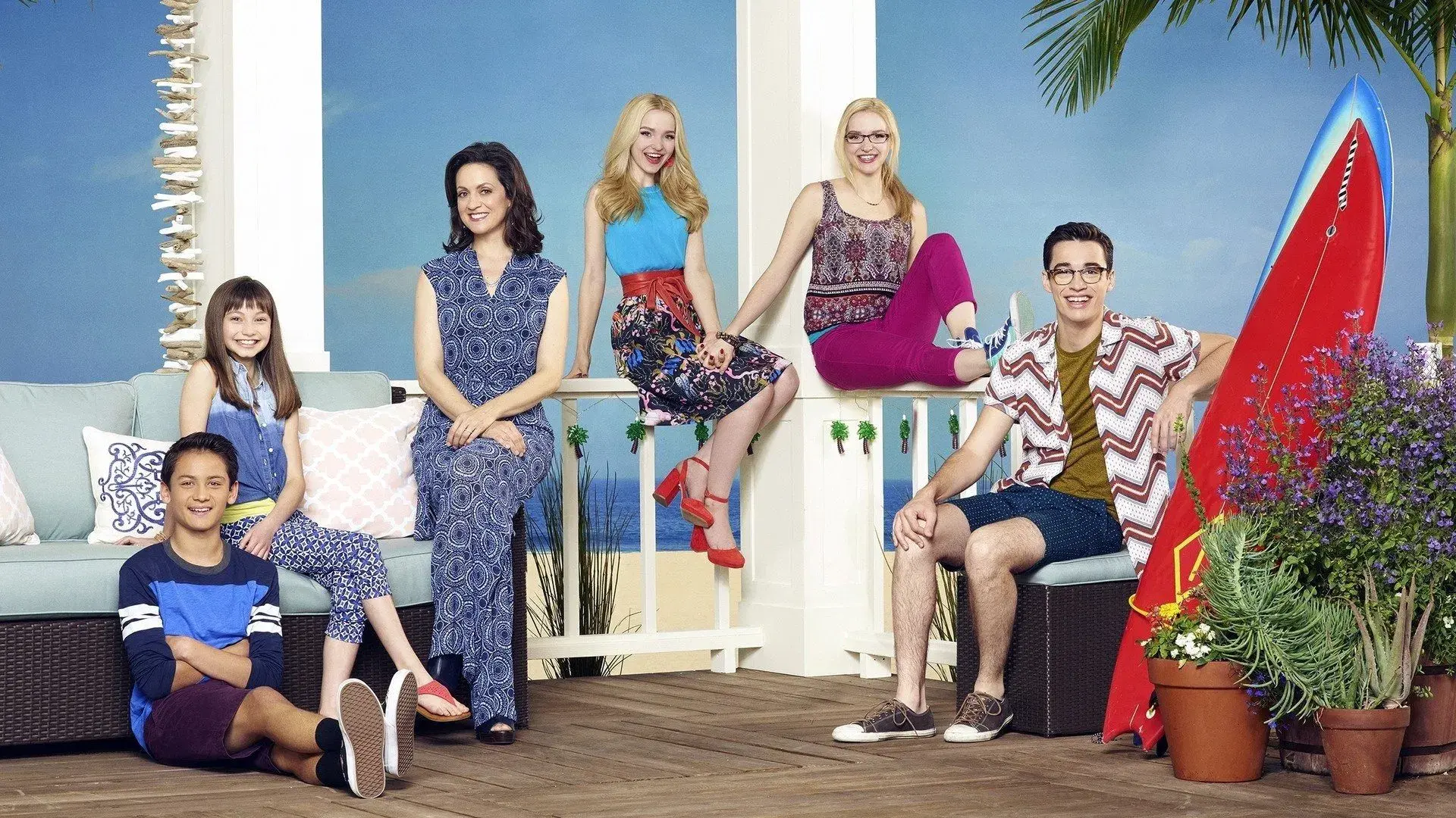Liv and Maddie backdrop