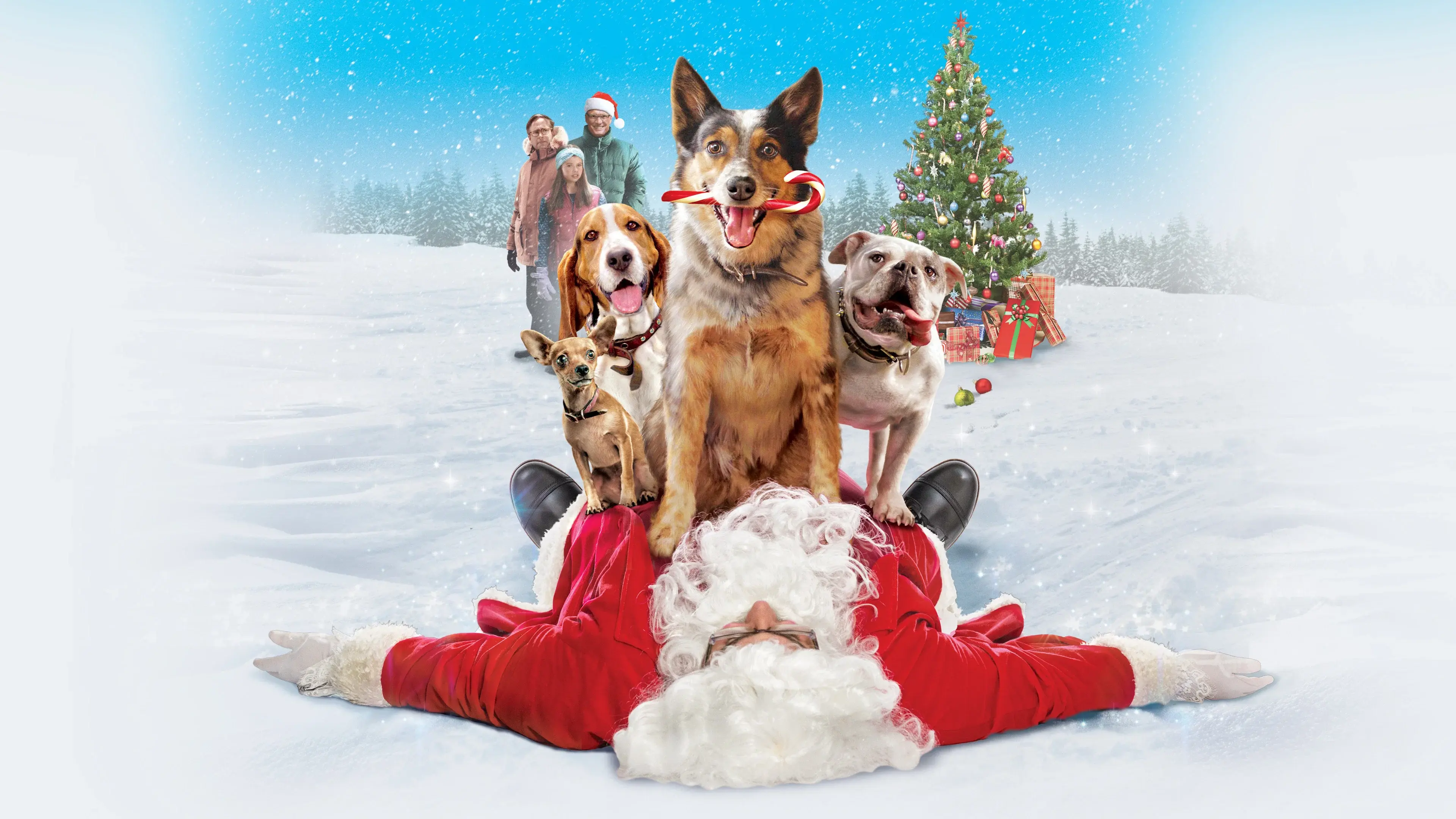 Pups Alone backdrop