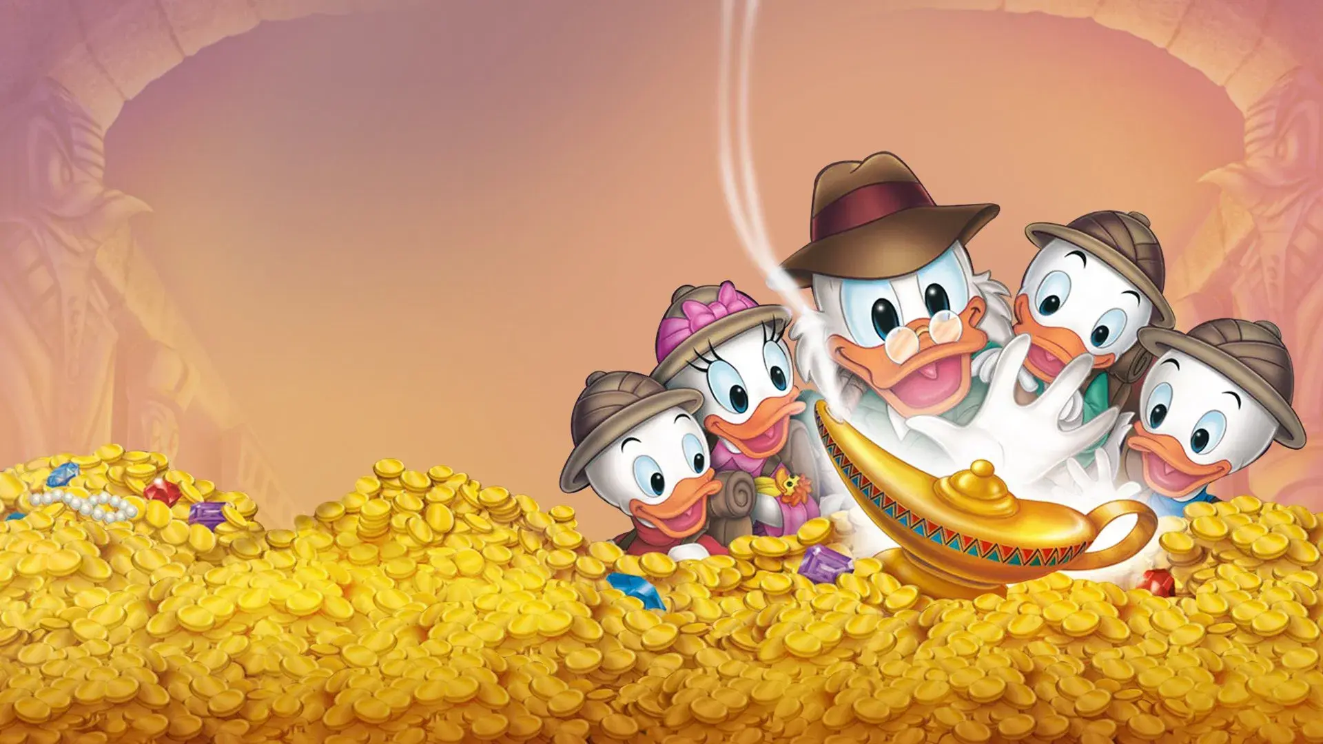 DuckTales: The Movie - Treasure of the Lost Lamp backdrop