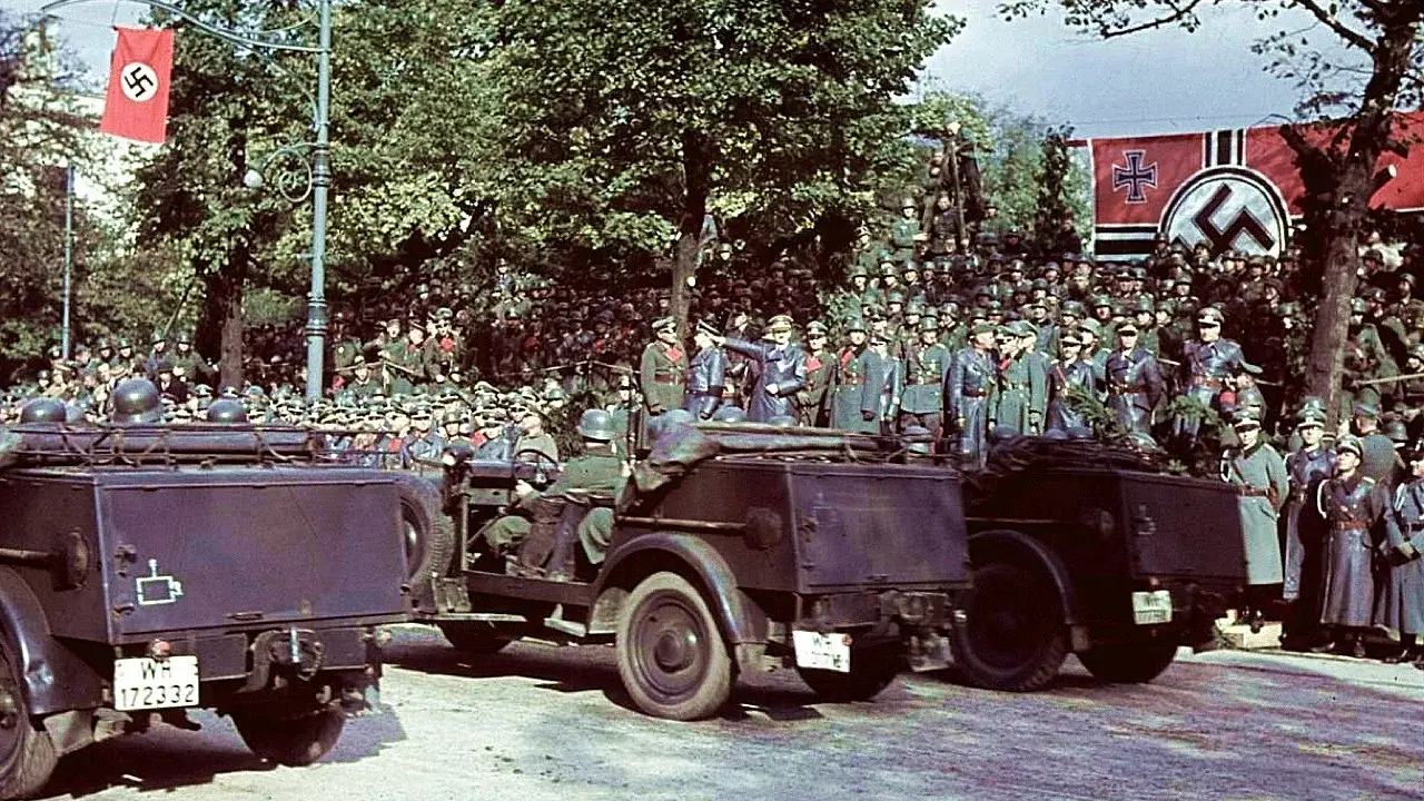 World War II in Colour backdrop