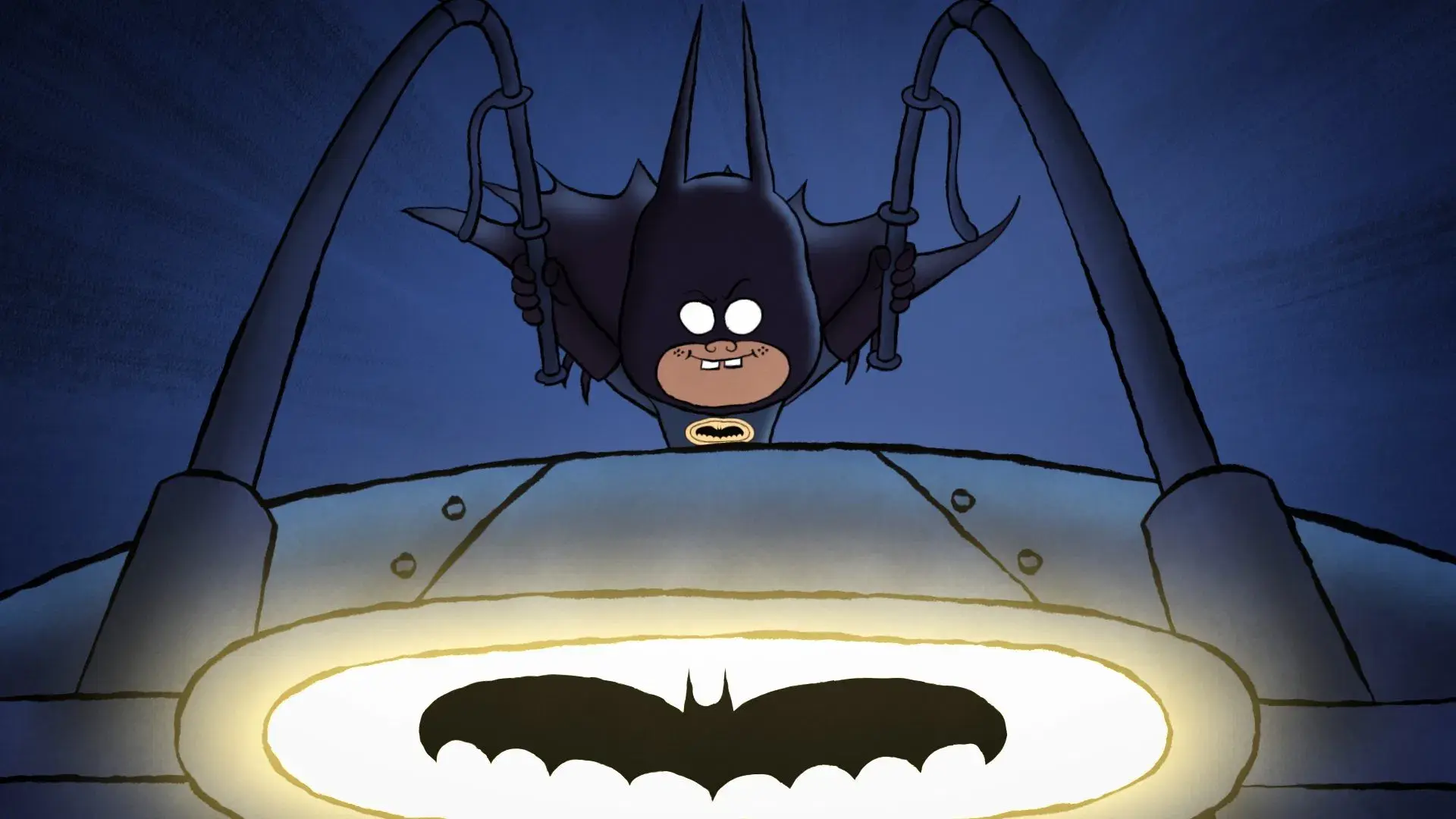 Merry Little Batman backdrop