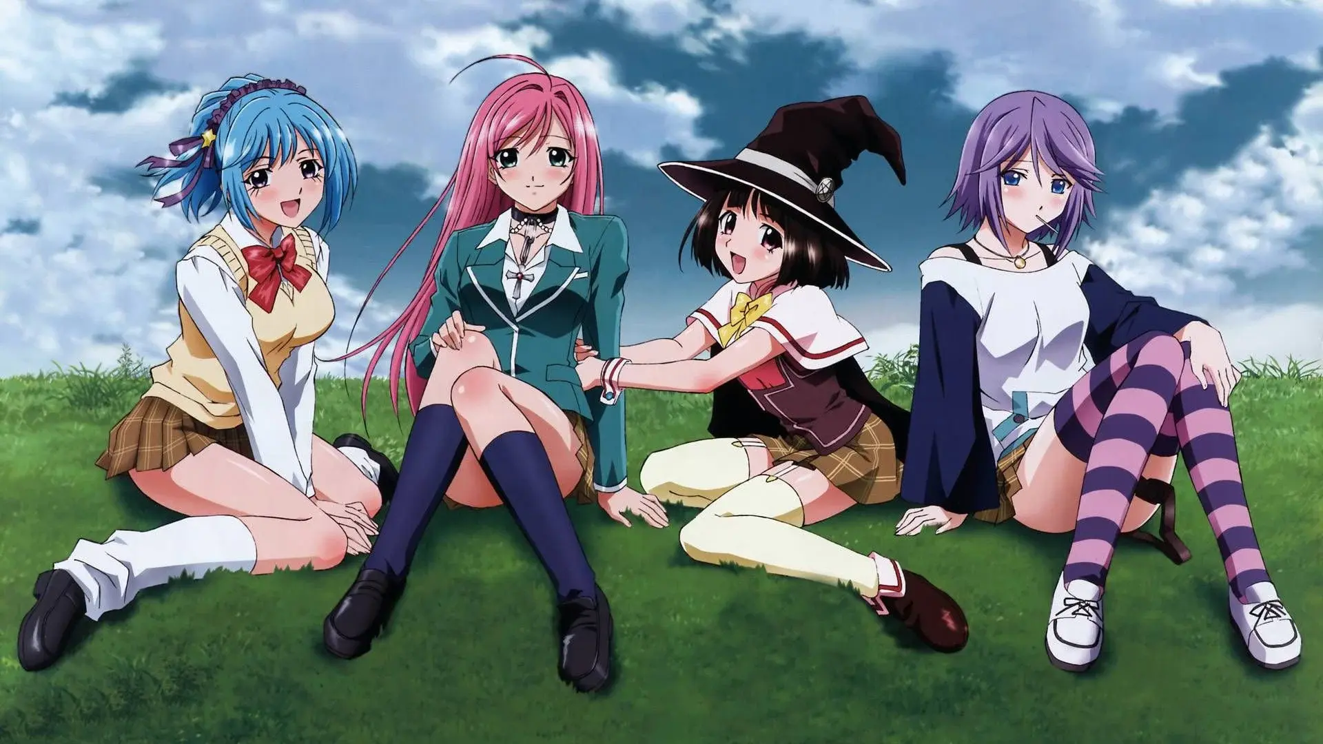 Rosario + Vampire backdrop