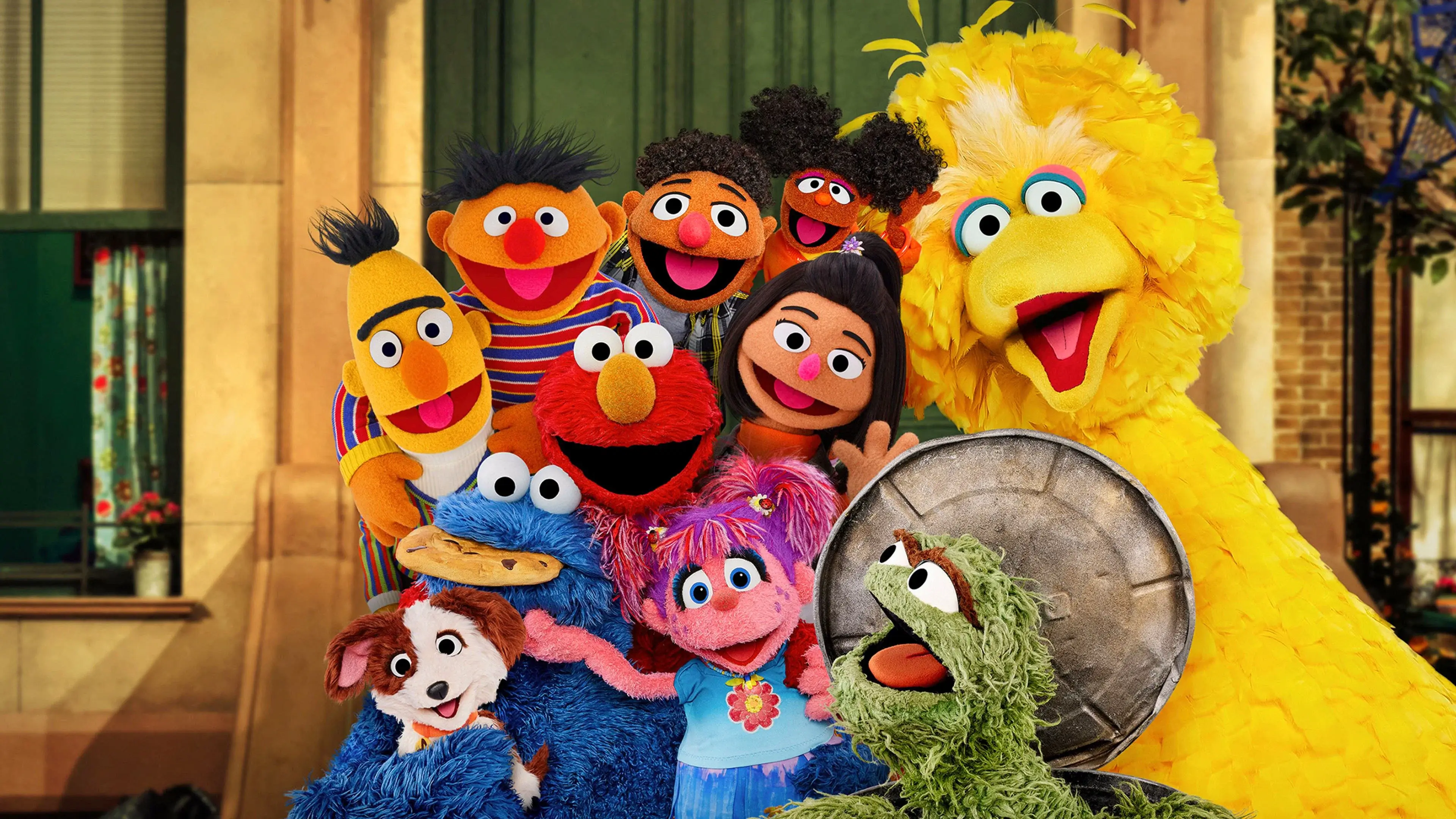 Sesame Street backdrop