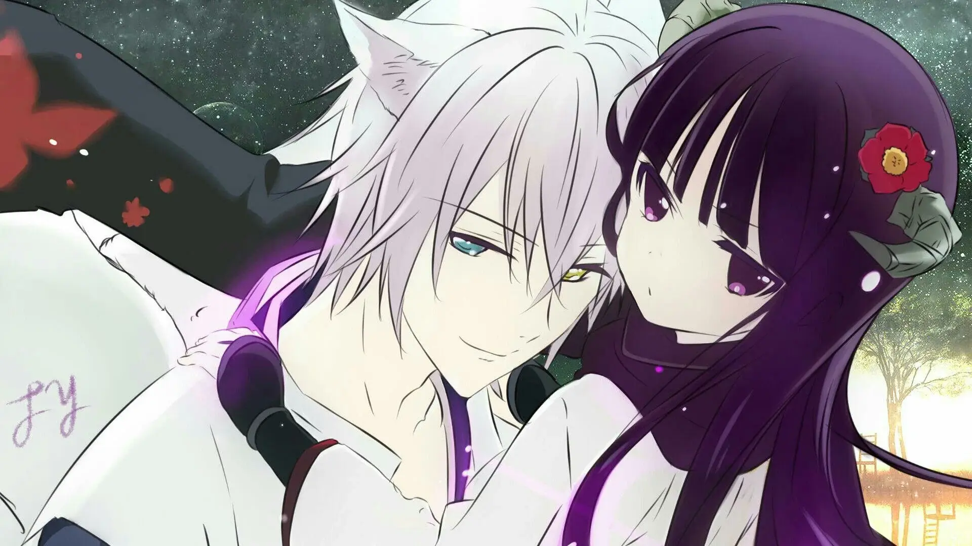 Inu X Boku Secret Service backdrop