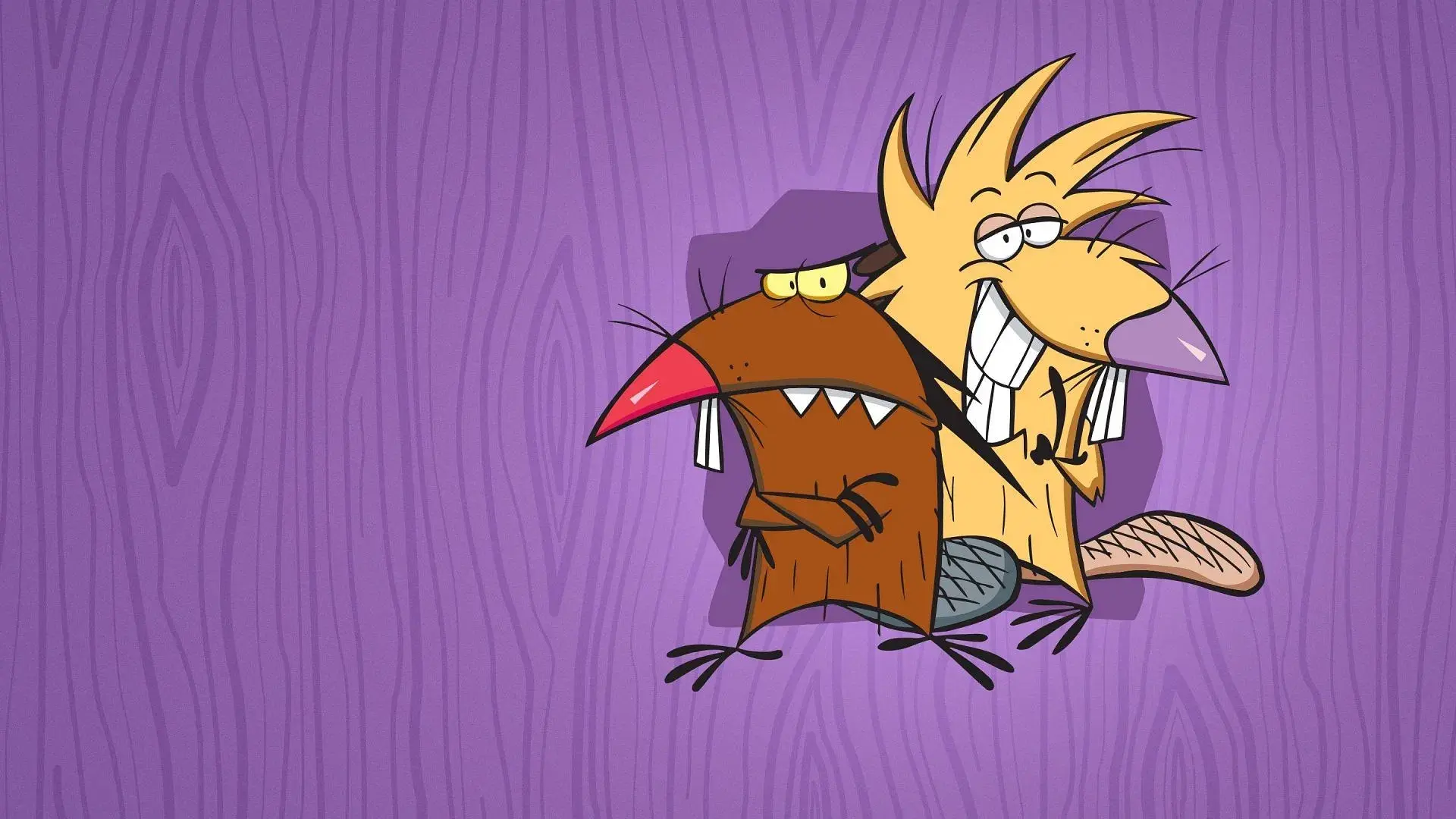The Angry Beavers backdrop