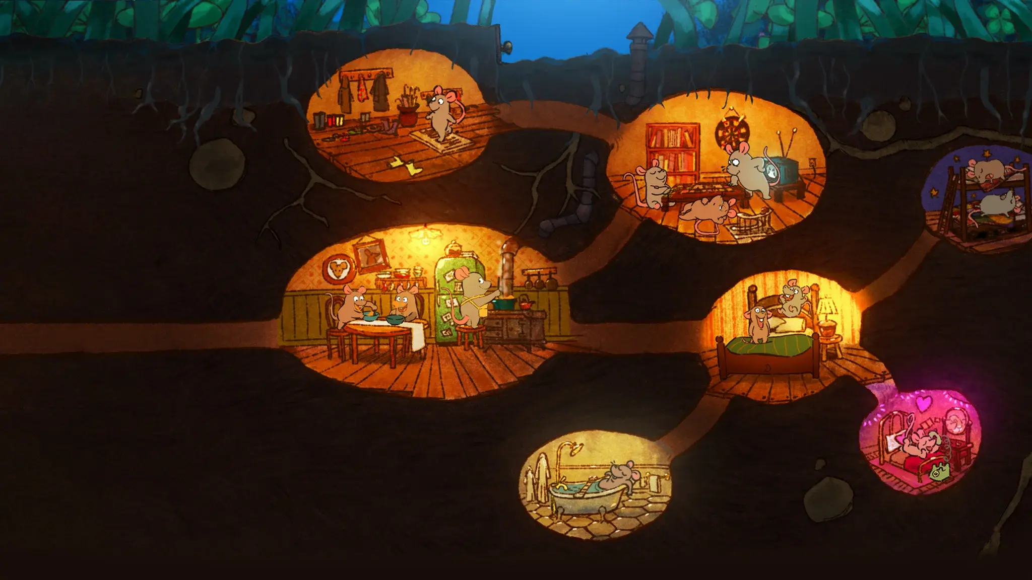 Burrow backdrop