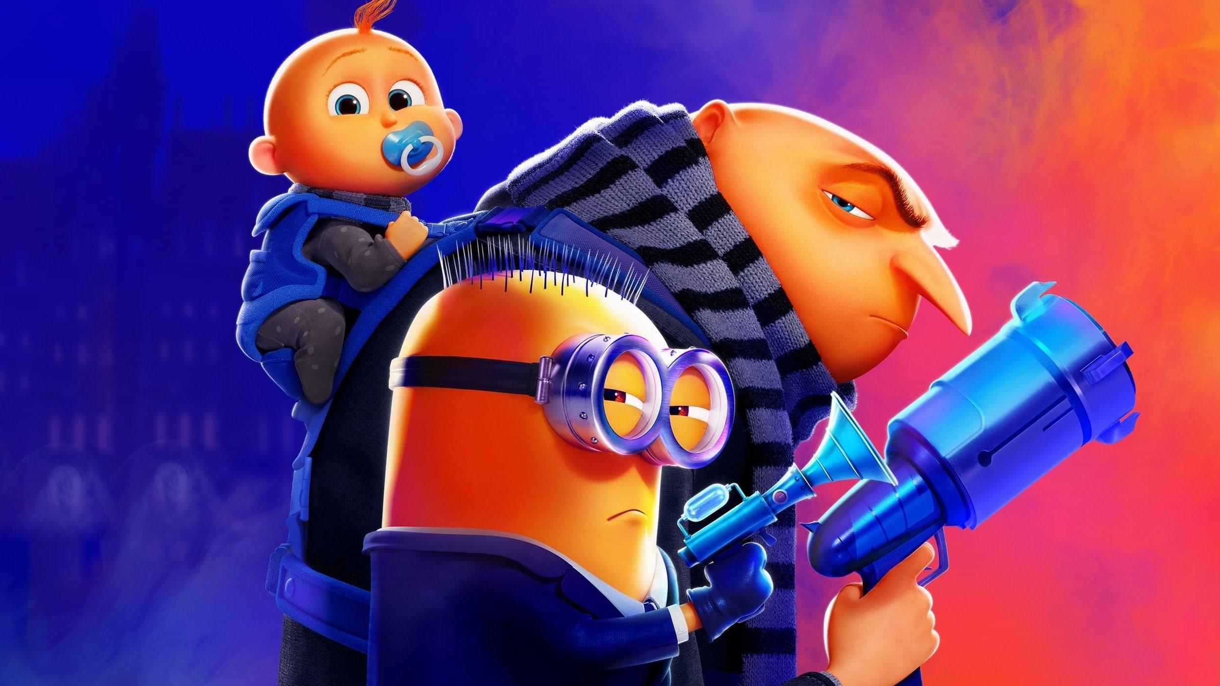 Despicable Me 4 backdrop