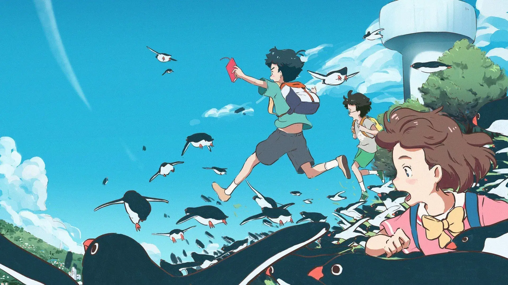 Penguin Highway backdrop