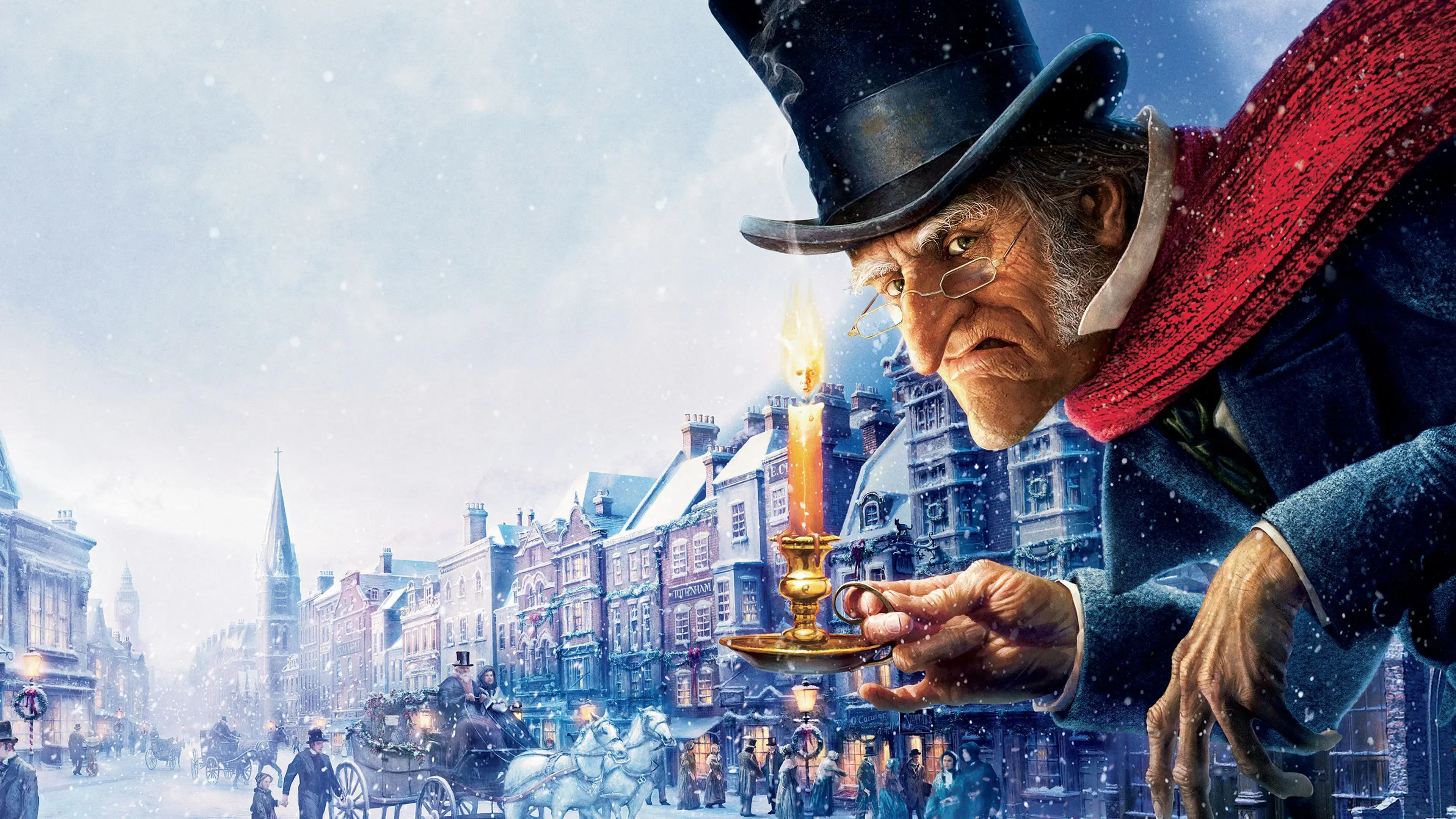 A Christmas Carol backdrop